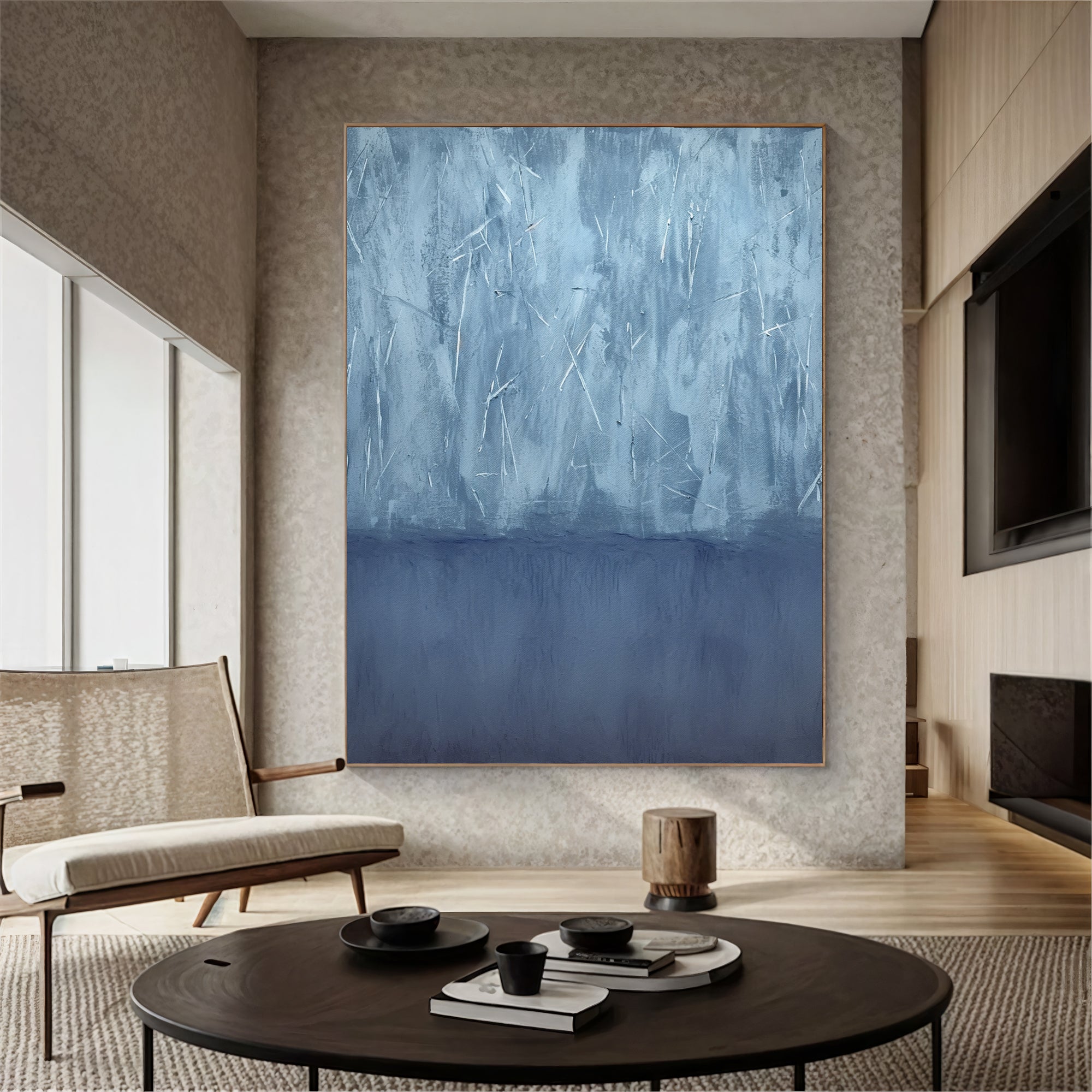 Textured Blue Calmness | Sky Hues