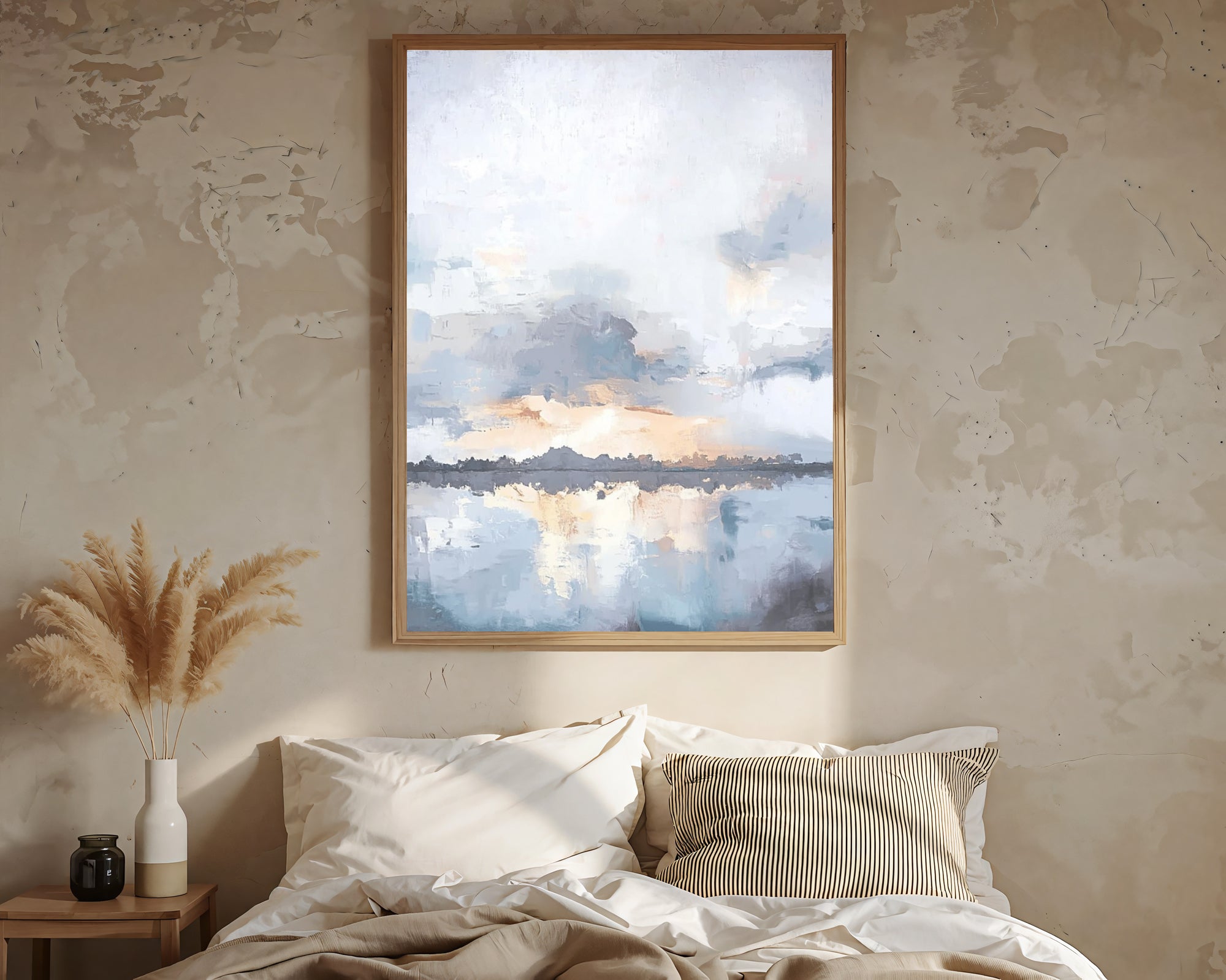 Textured Misty Horizon | Soft Reflections