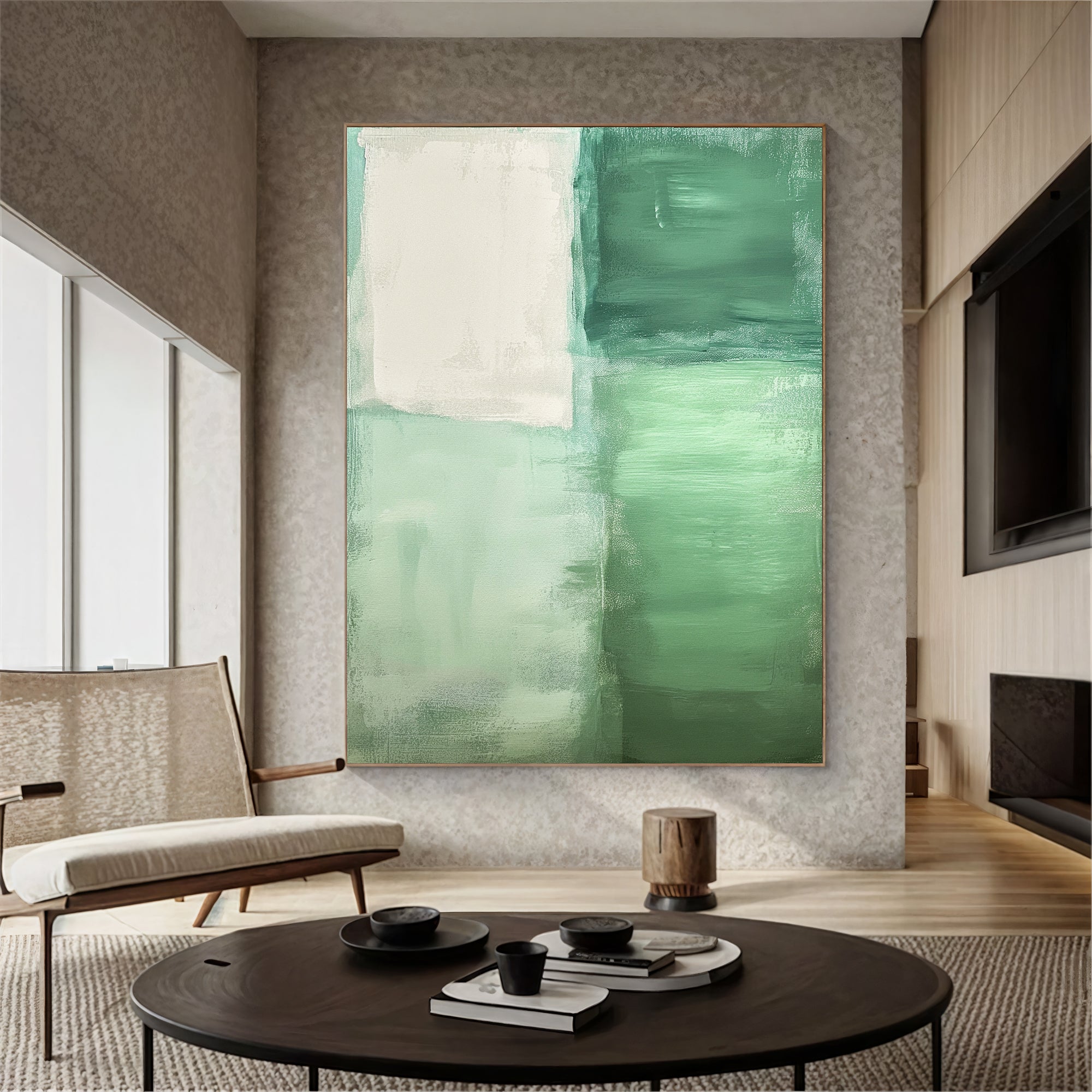 Textured Green Tranquility | Sage Tones