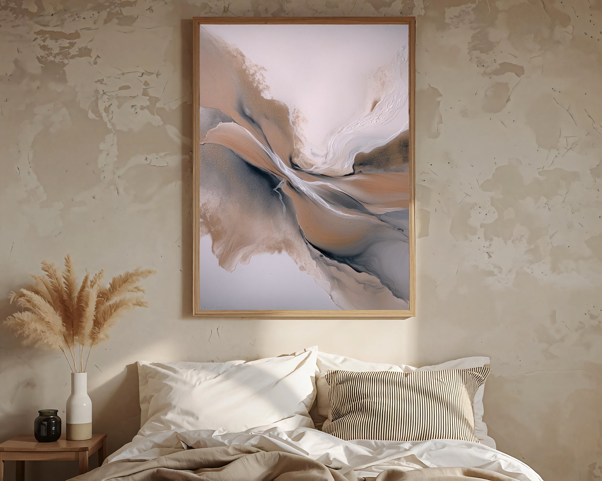 Textured Ethereal Swirls | Blush Hues