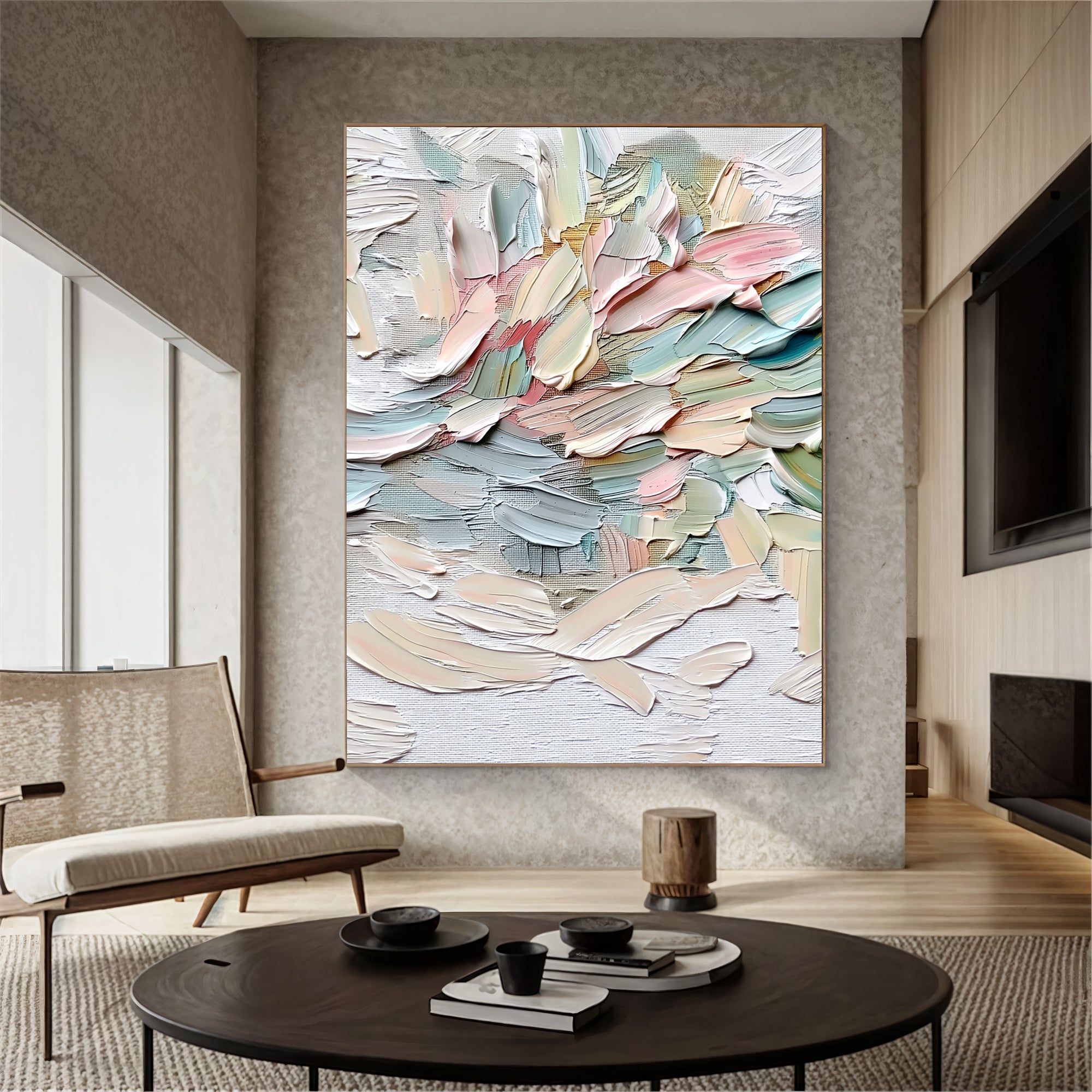 Textured Pastel Swirls | Gentle Hues