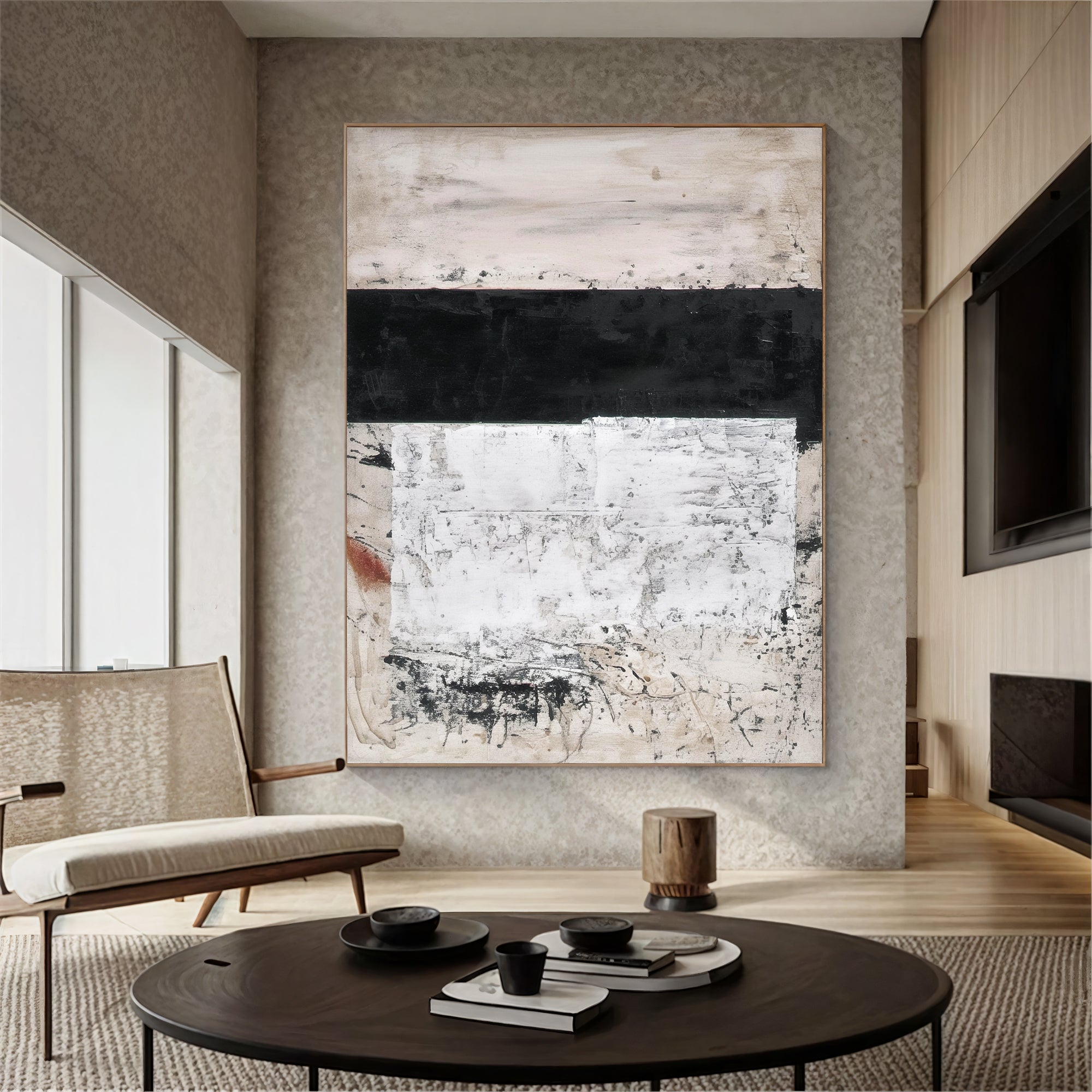 Textured Neutral Artistry | Slate Hues