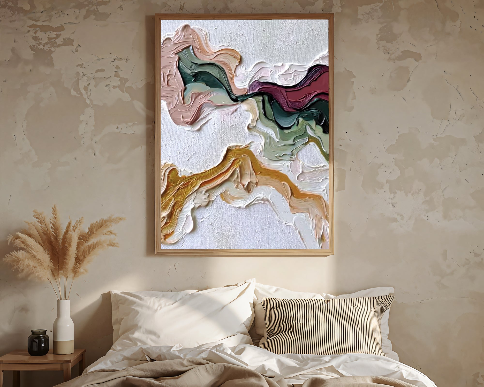 Textured Hue Opulence | Rich Swirls