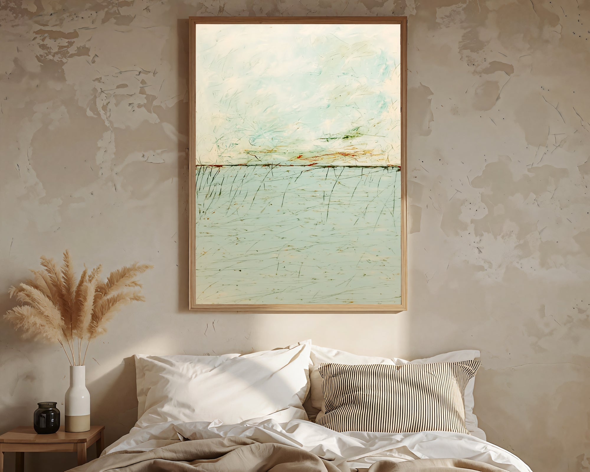 Textured Pale Meadow | Delicate Strokes