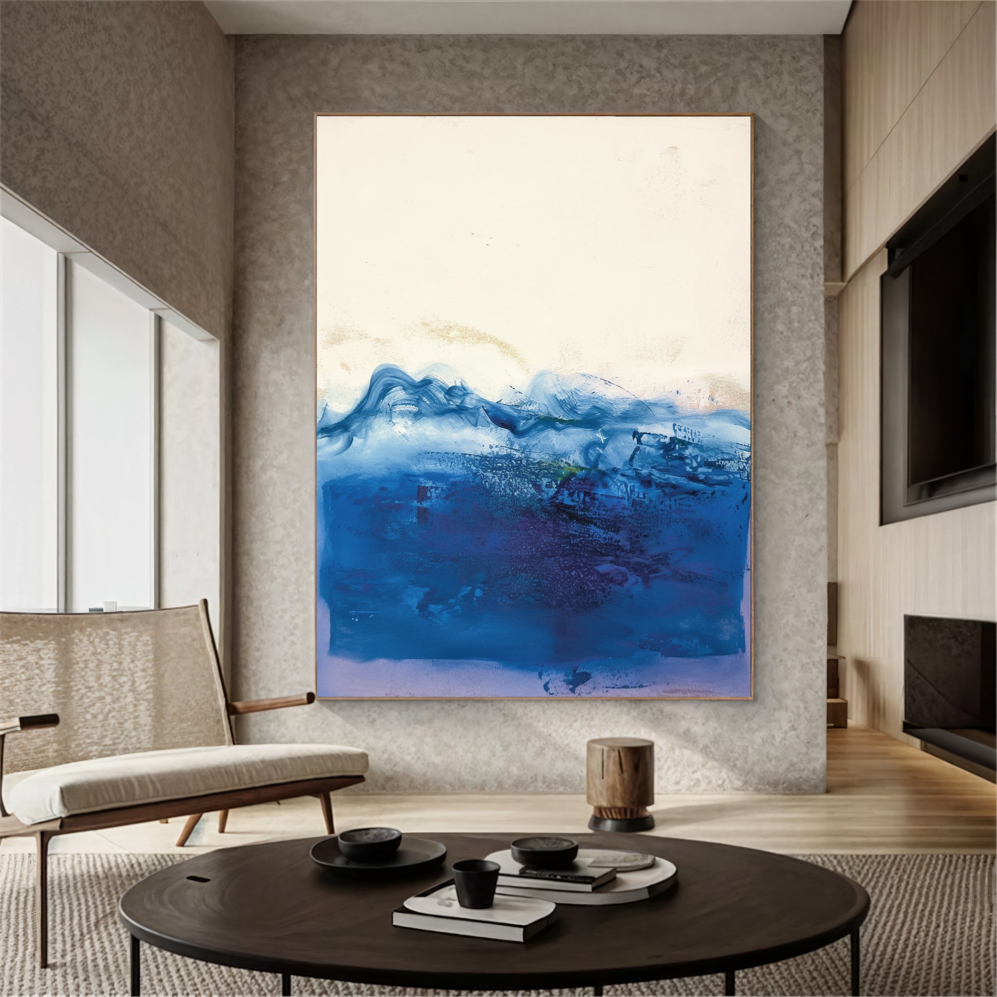 Textured Blue Majesty | Ocean Tones