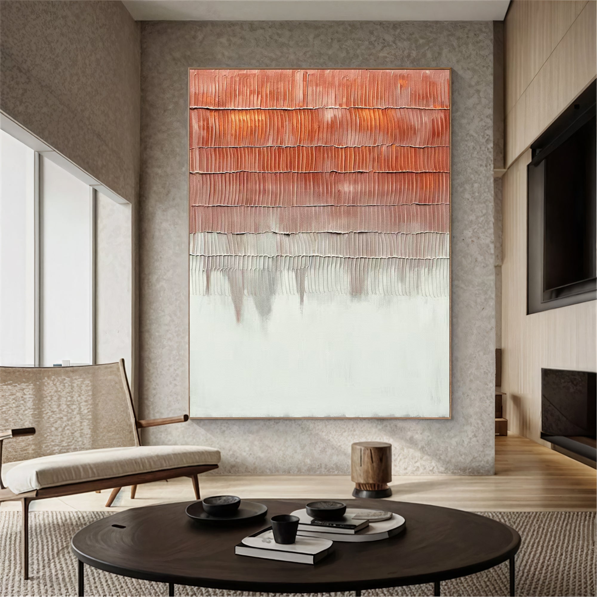 Textured Coral Sophistication | Blush Tones