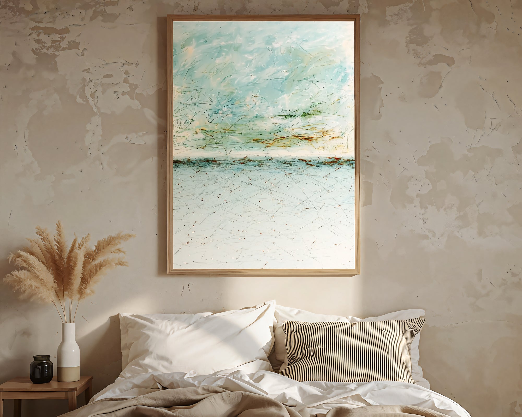 Textured Airy Waterscape | Soft Hues