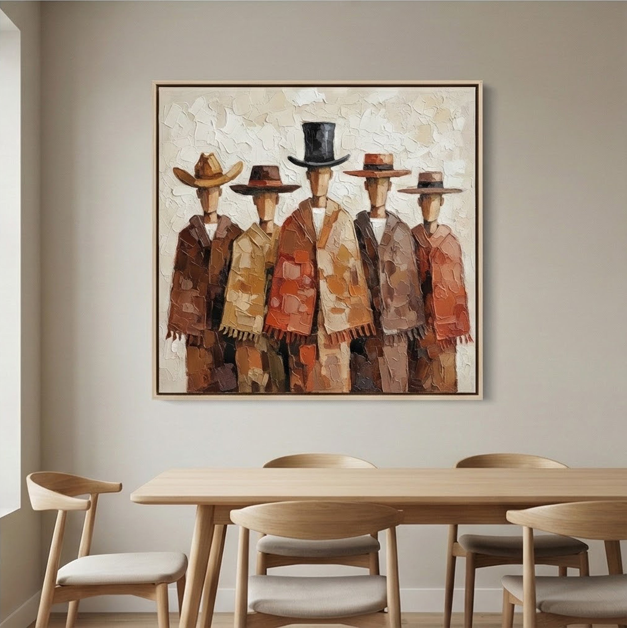 Textured Rustic Quintet | Hat Ensemble