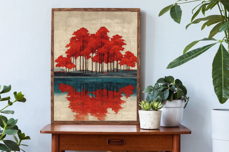 Textured Scenic Art | Vibrant Depth