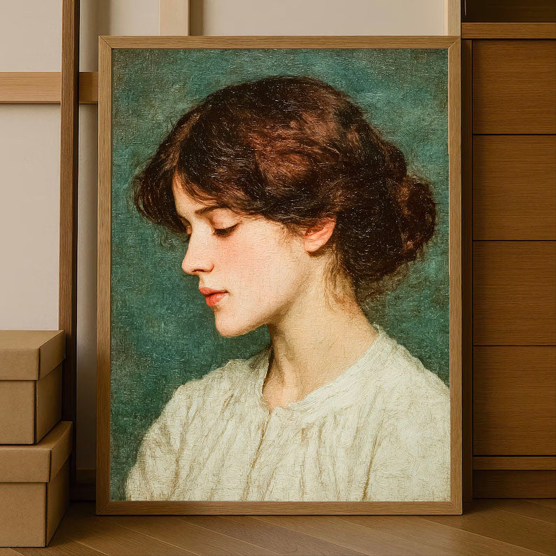 Textured Portrait Art | Elegant Depth