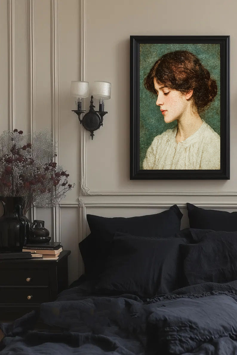 Textured Portrait Art | Elegant Depth