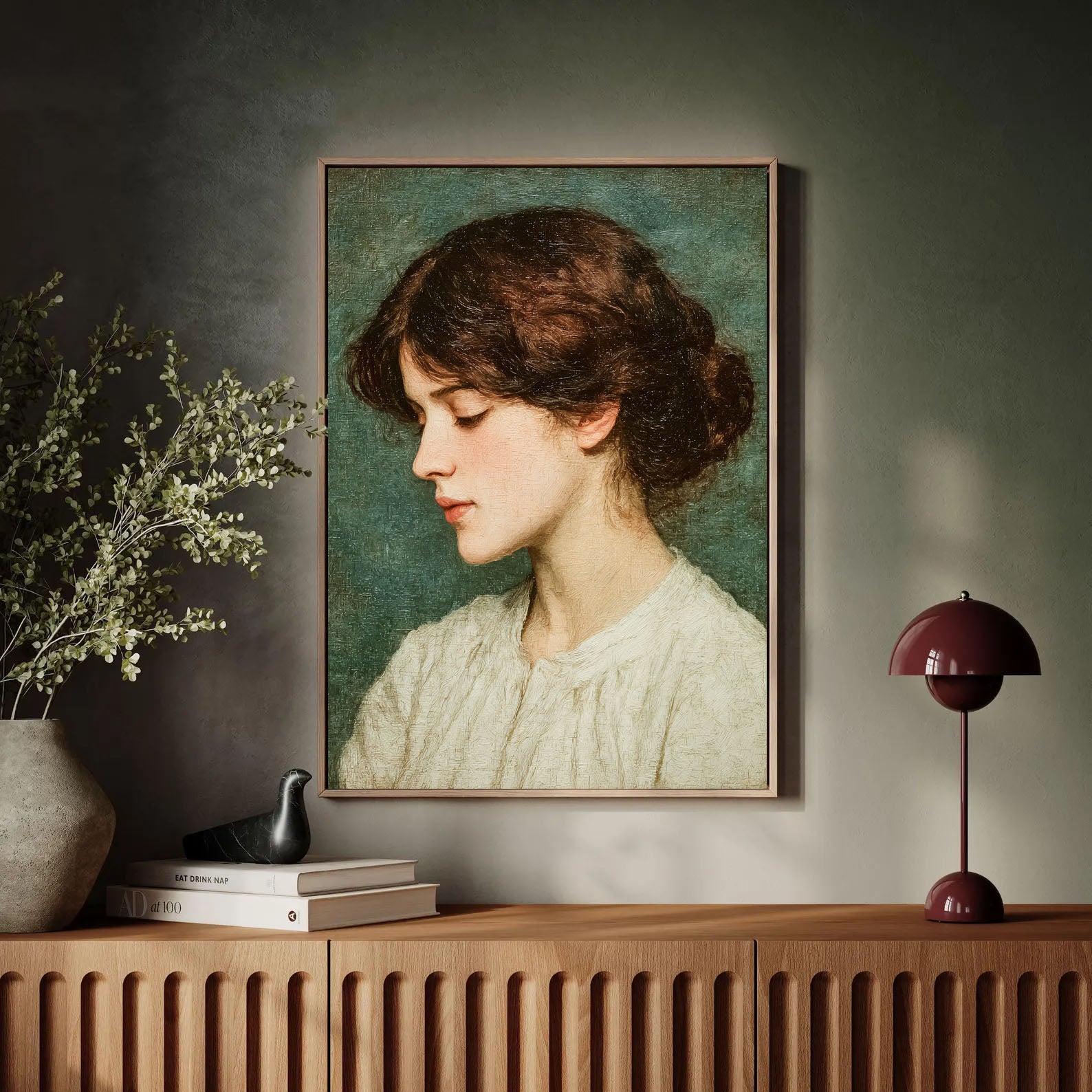 Textured Portrait Art | Elegant Depth