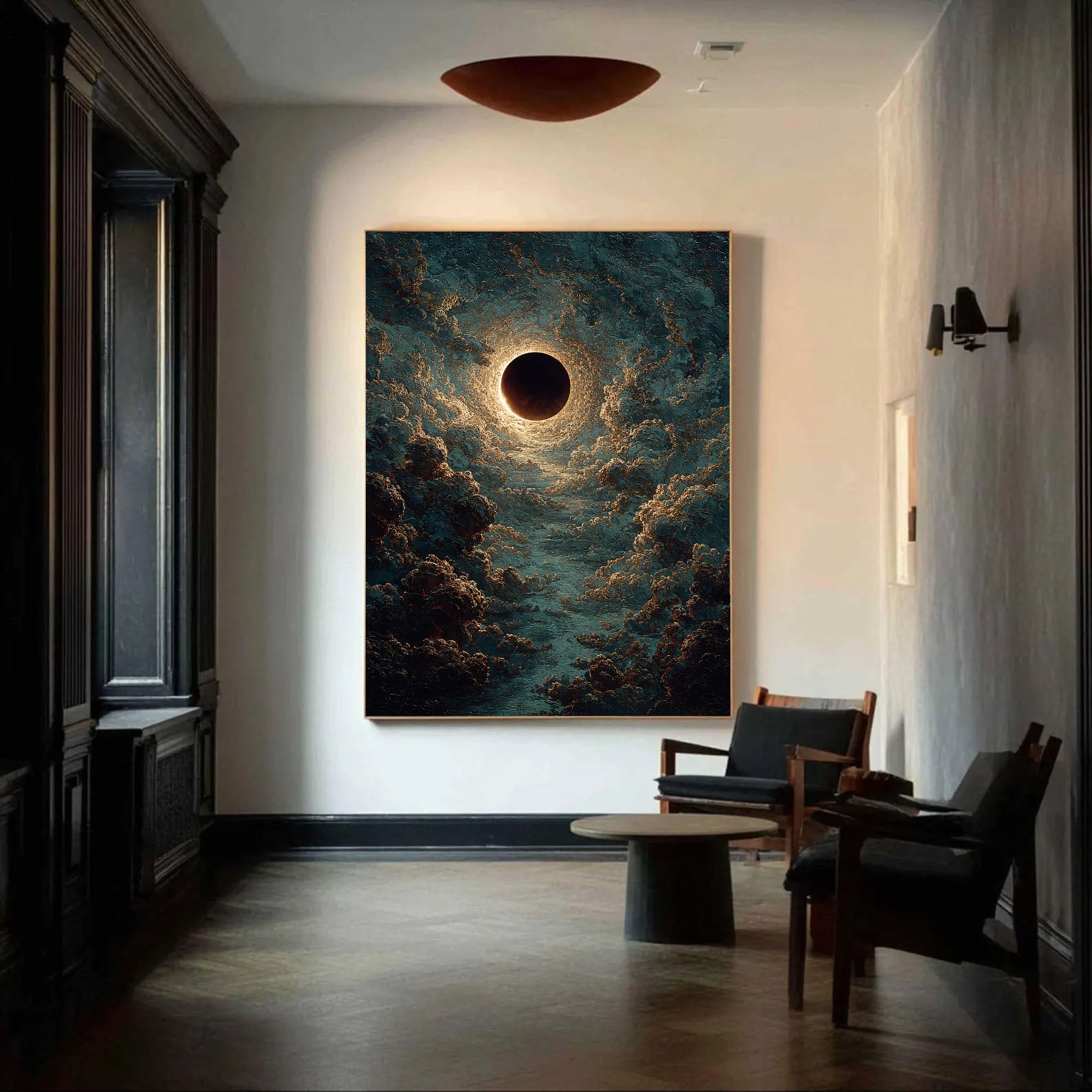 Textured Celestial Art | Mystic Depth