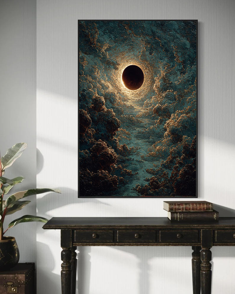 Textured Celestial Art | Mystic Depth