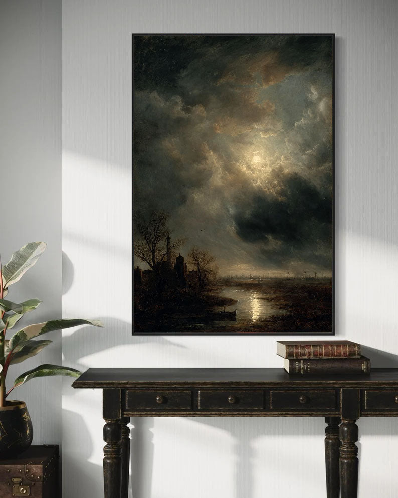 Textured Nocturne Art | Moody Depth