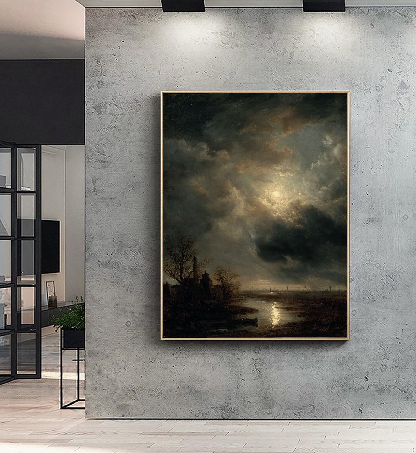 Textured Nocturne Art | Moody Depth