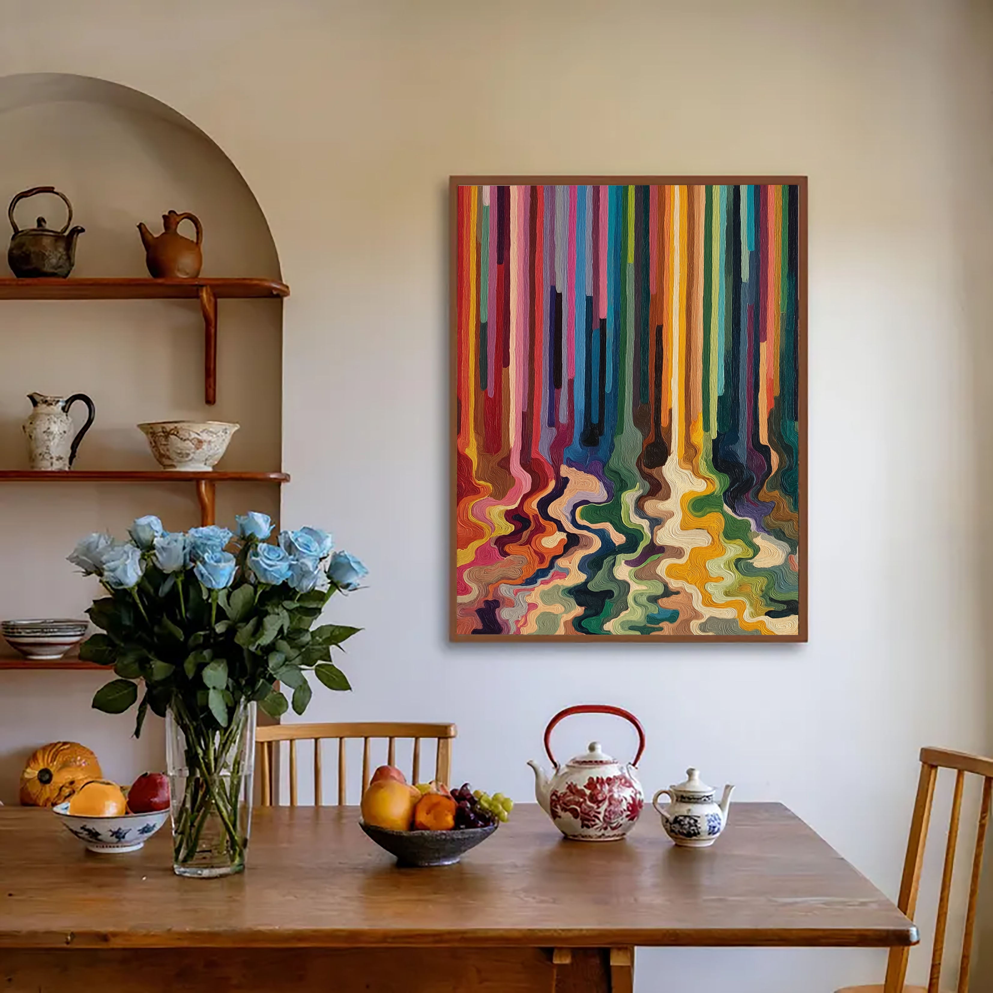 Colorful Flow Art | Vivid Depth