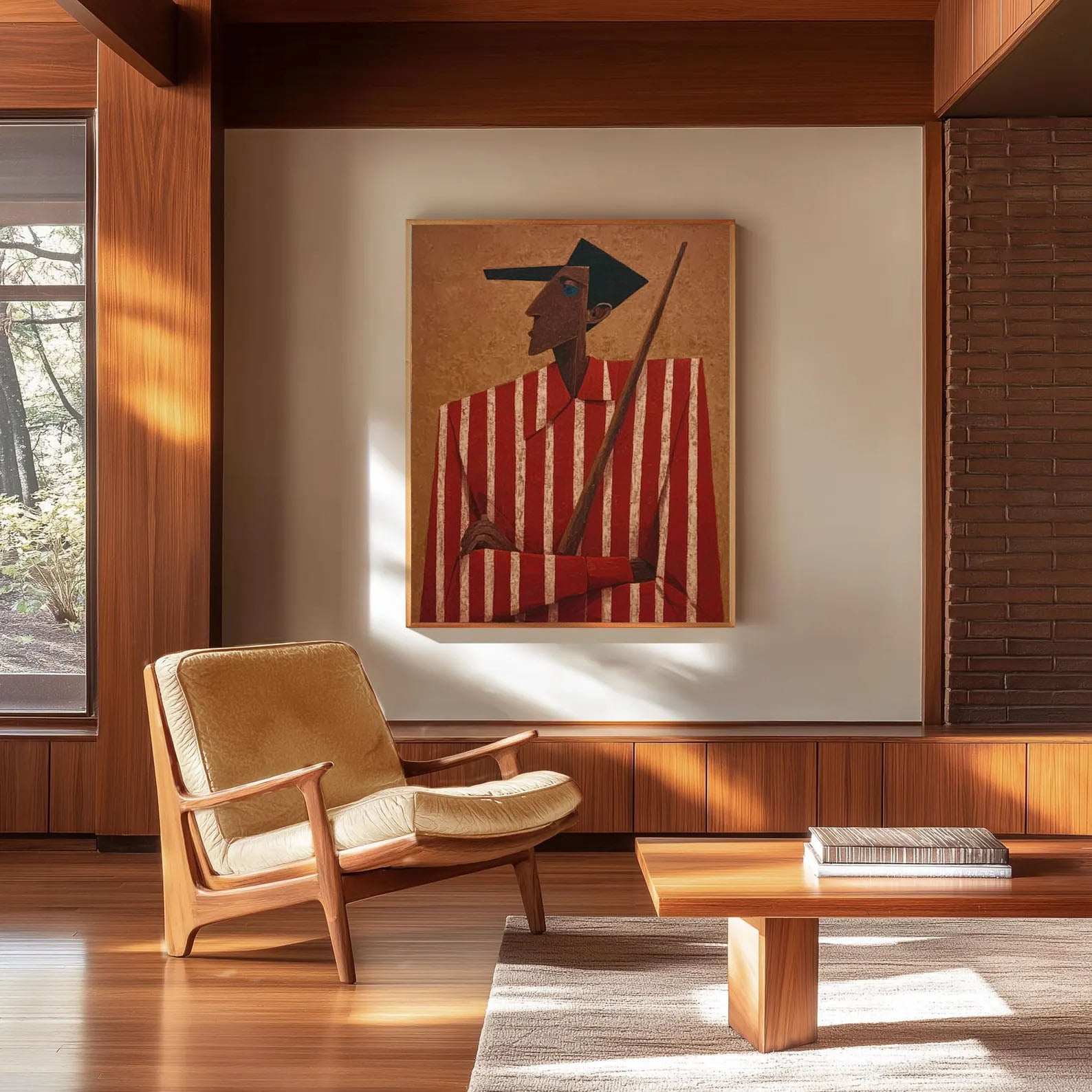 Textured Figurative Art | Retro Depth