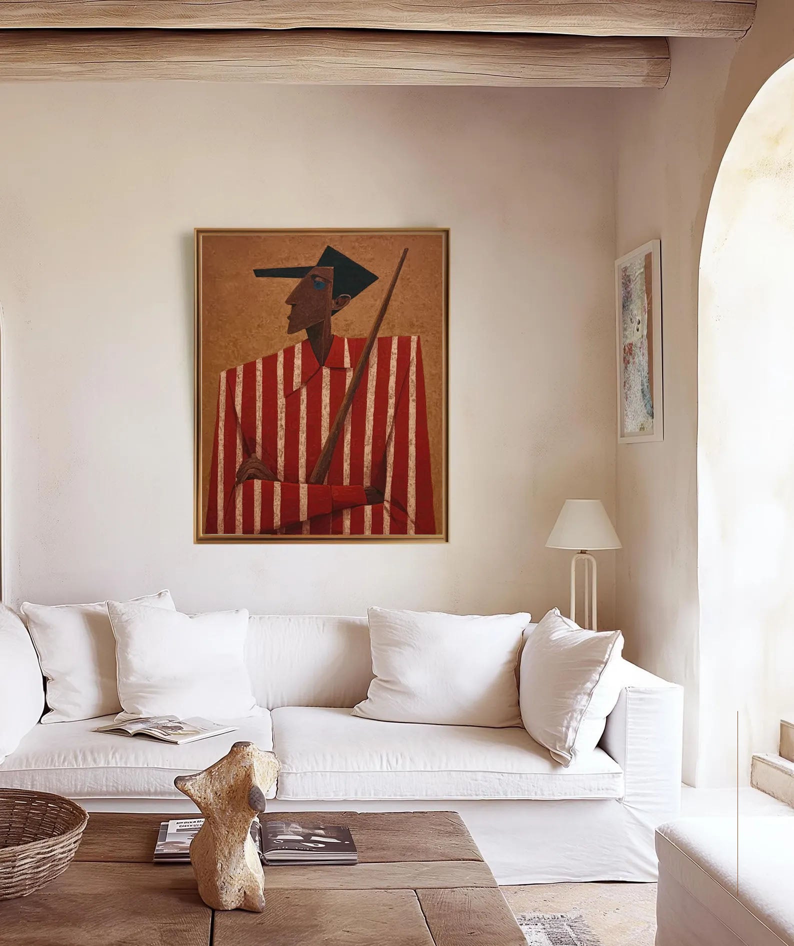 Textured Figurative Art | Retro Depth