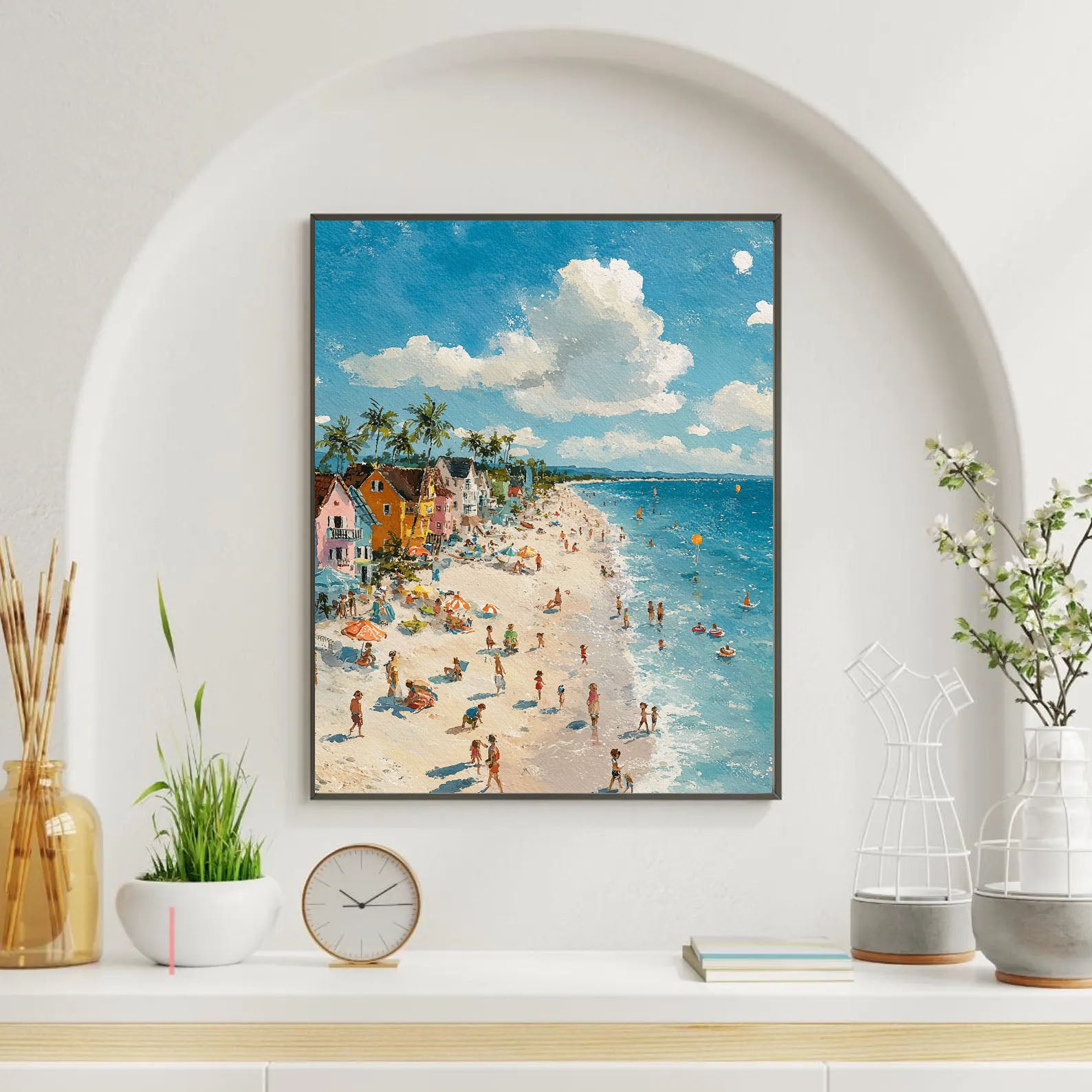 Vibrant Beach Scene | Joyful Vibes