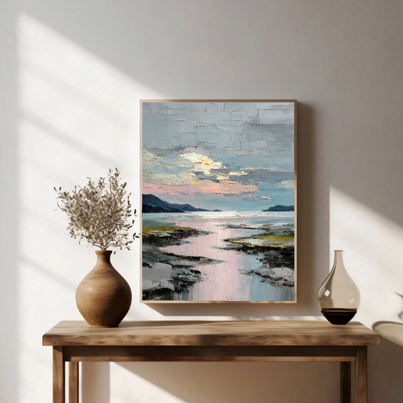 Textured Coastal Sunset | Dreamy Hues