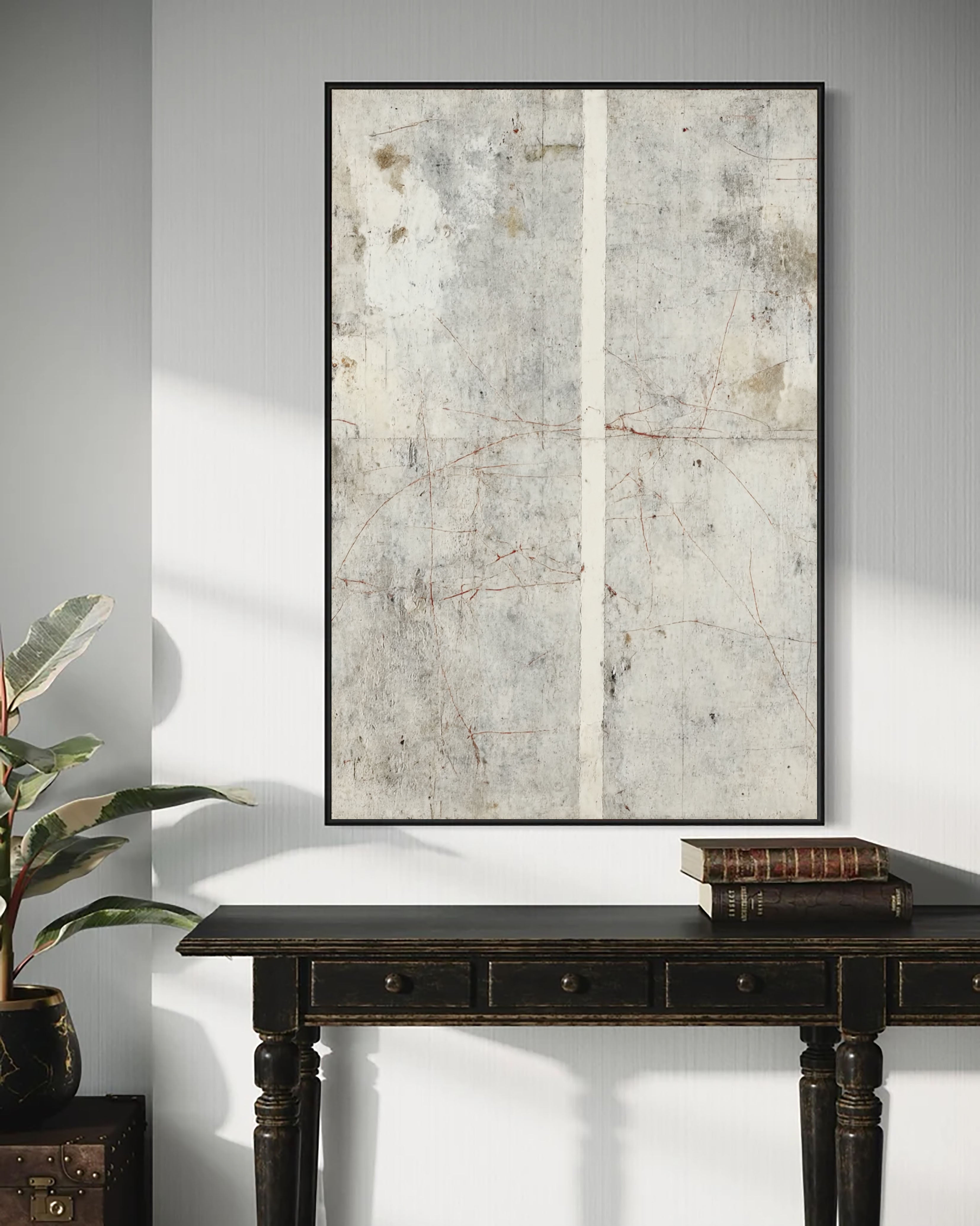 Textured Minimal Nuance | Gray Vein