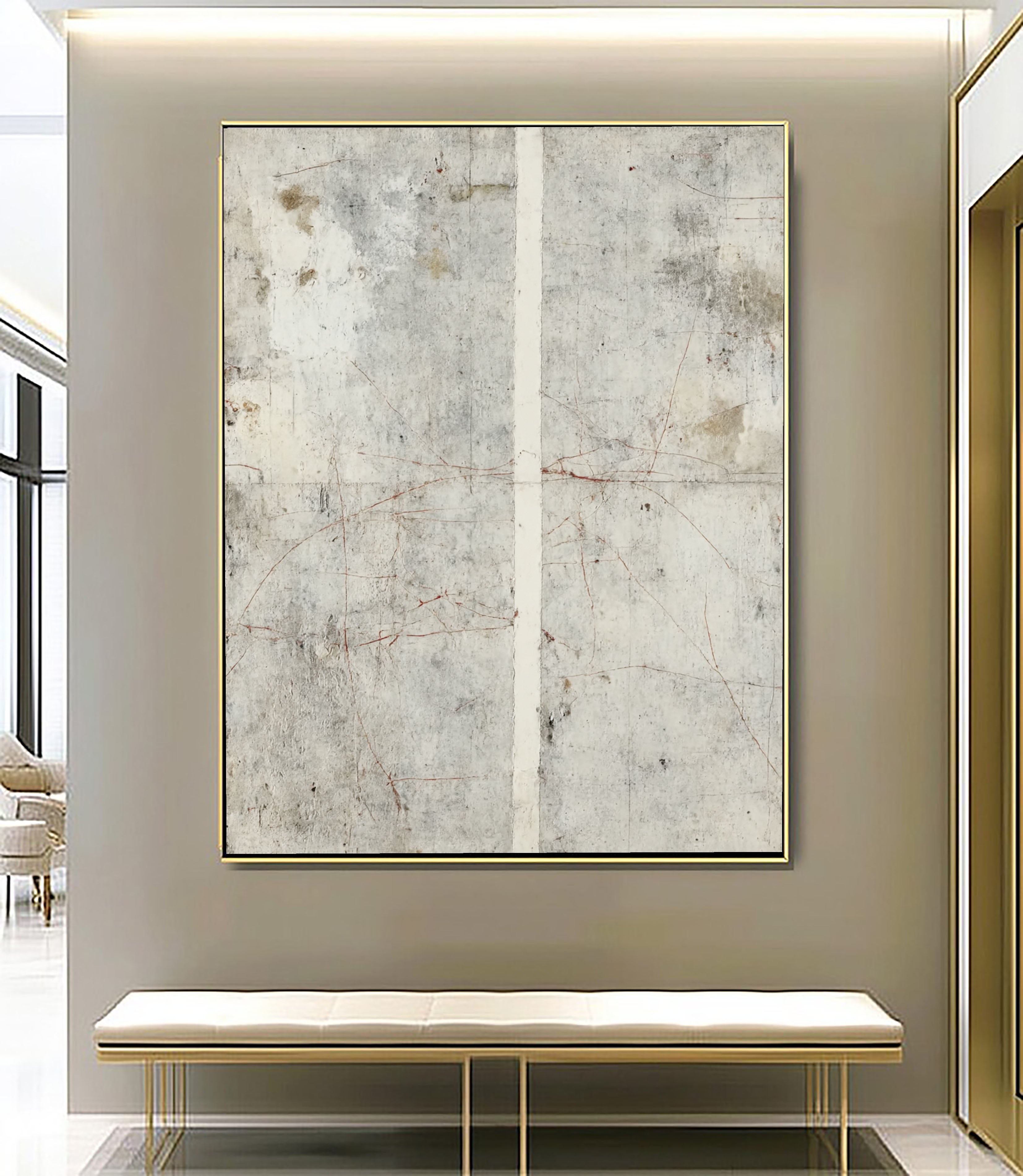 Textured Minimal Nuance | Gray Vein