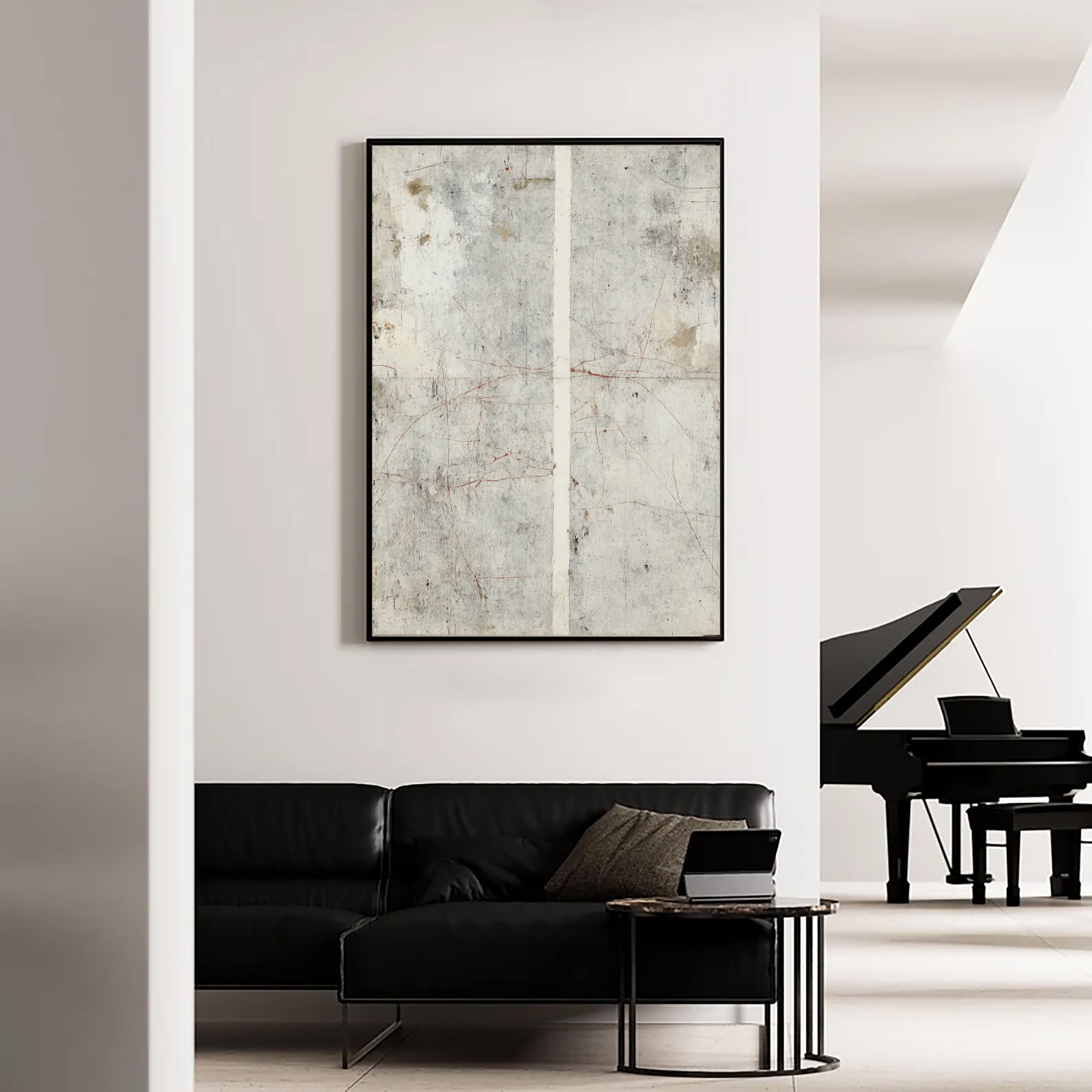 Textured Minimal Nuance | Gray Vein