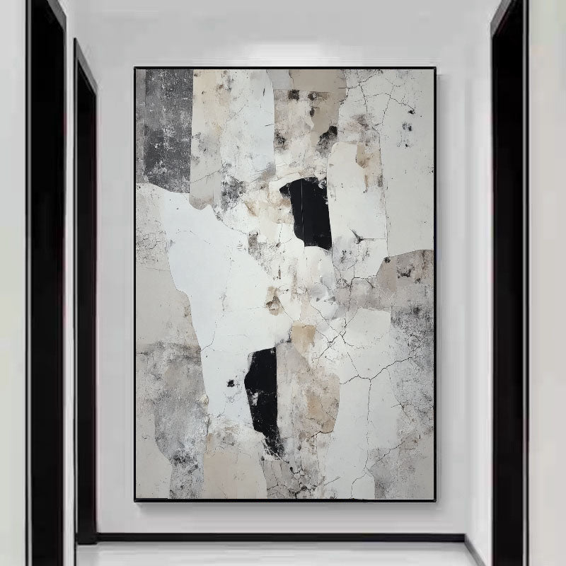 Textured Cracked Minimalism | Gray Patch