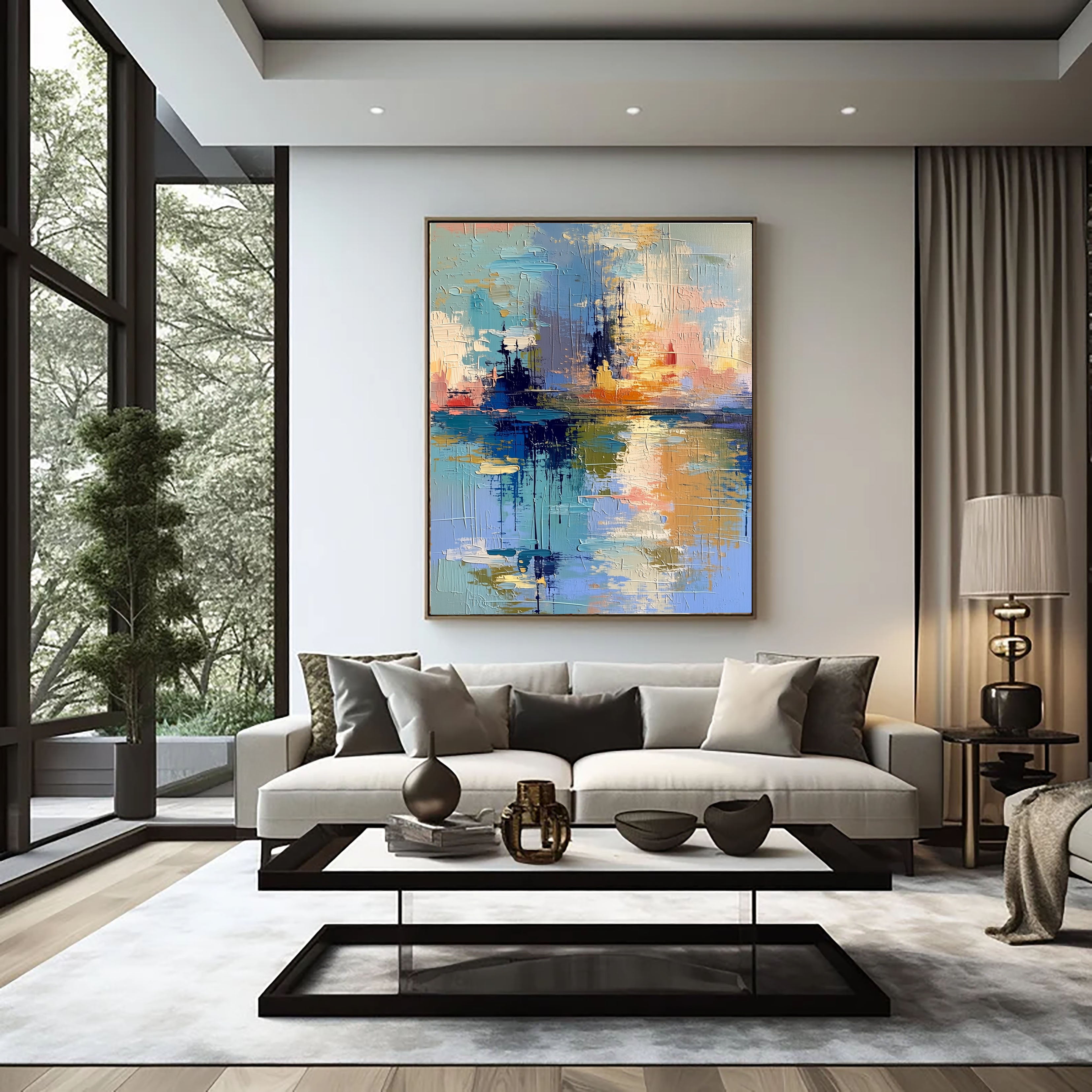 Vibrant Reflection Harmony | Coastal Glow