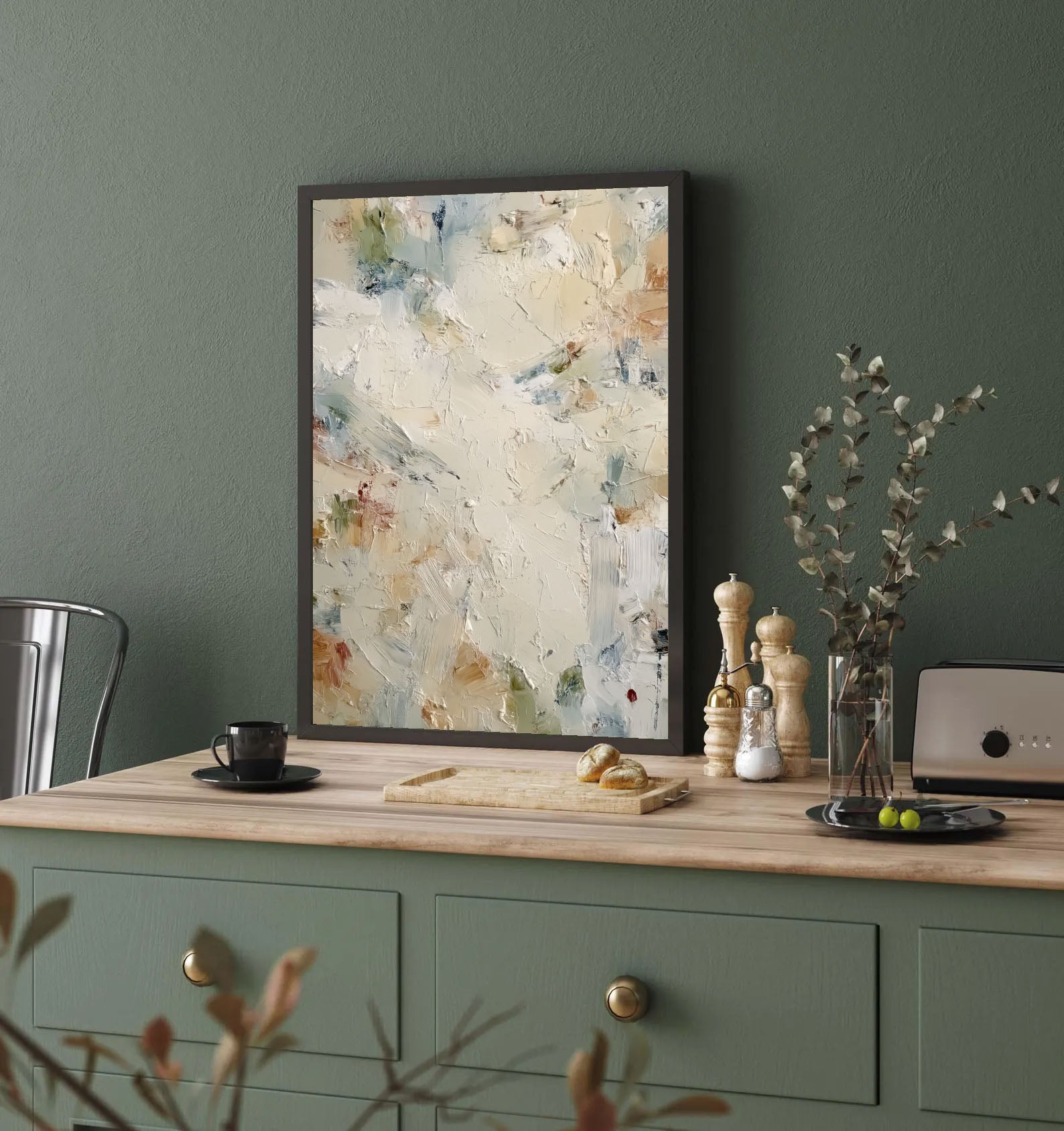 Textured Abstract Whimsy | Beige Blend