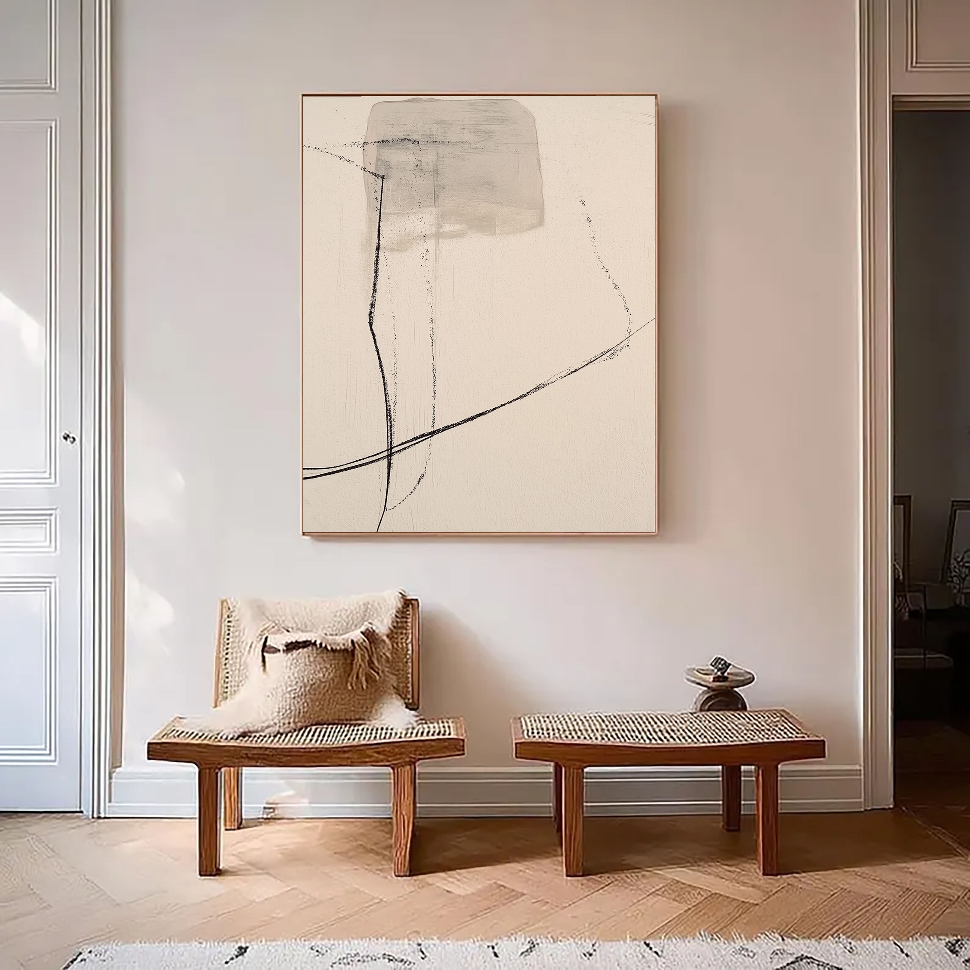 Abstract Line Grace | Soft Shadow