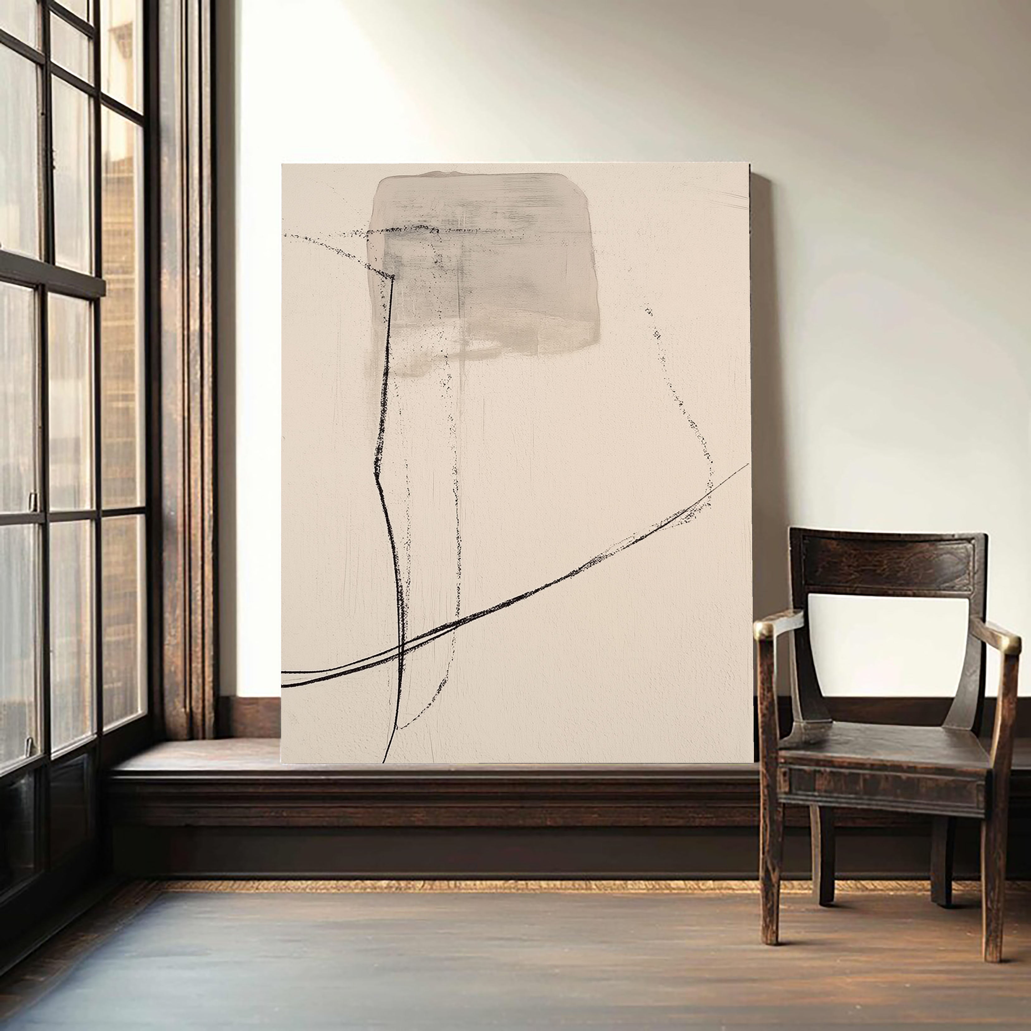 Abstract Line Grace | Soft Shadow