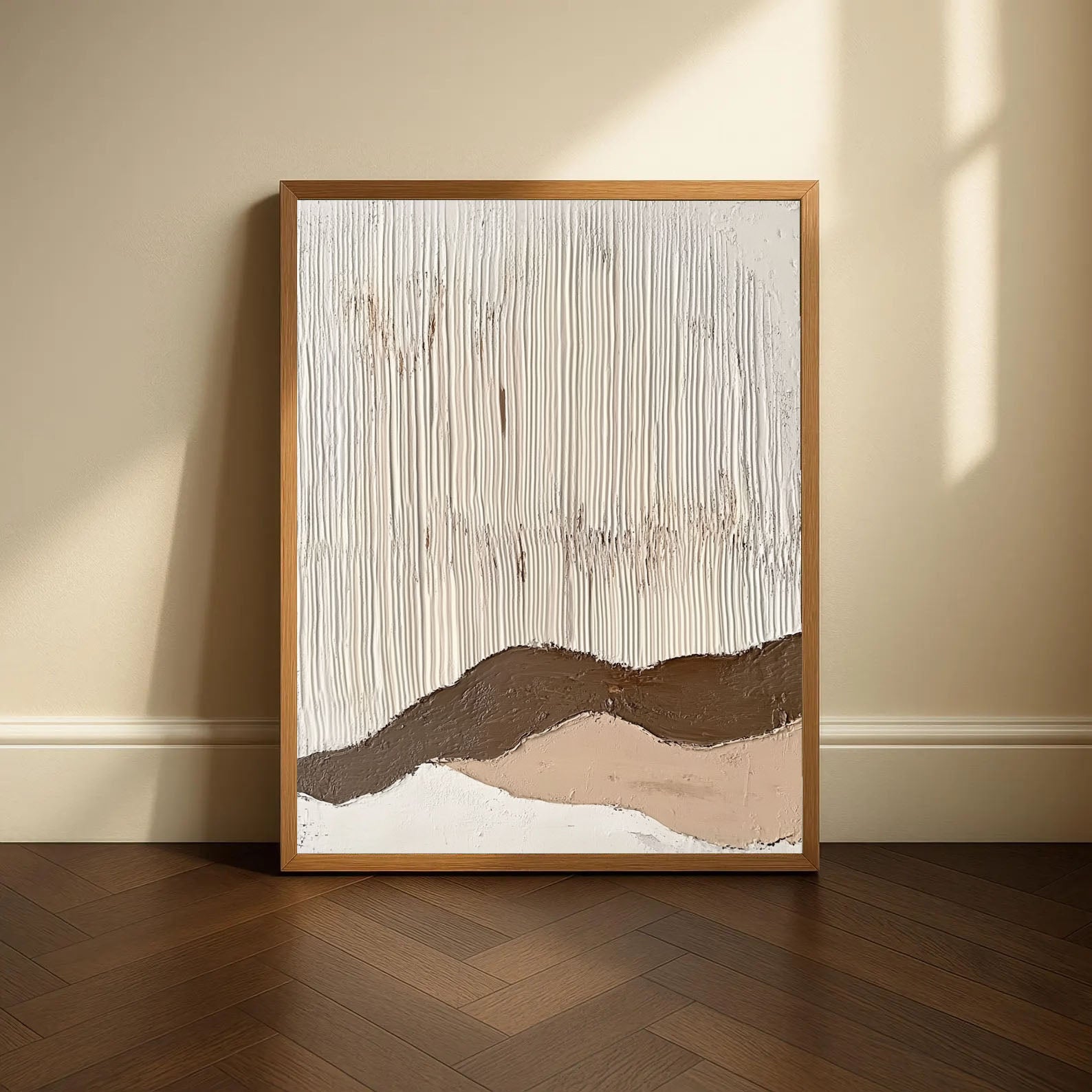 Textured Linear Peaks | Earth Tones