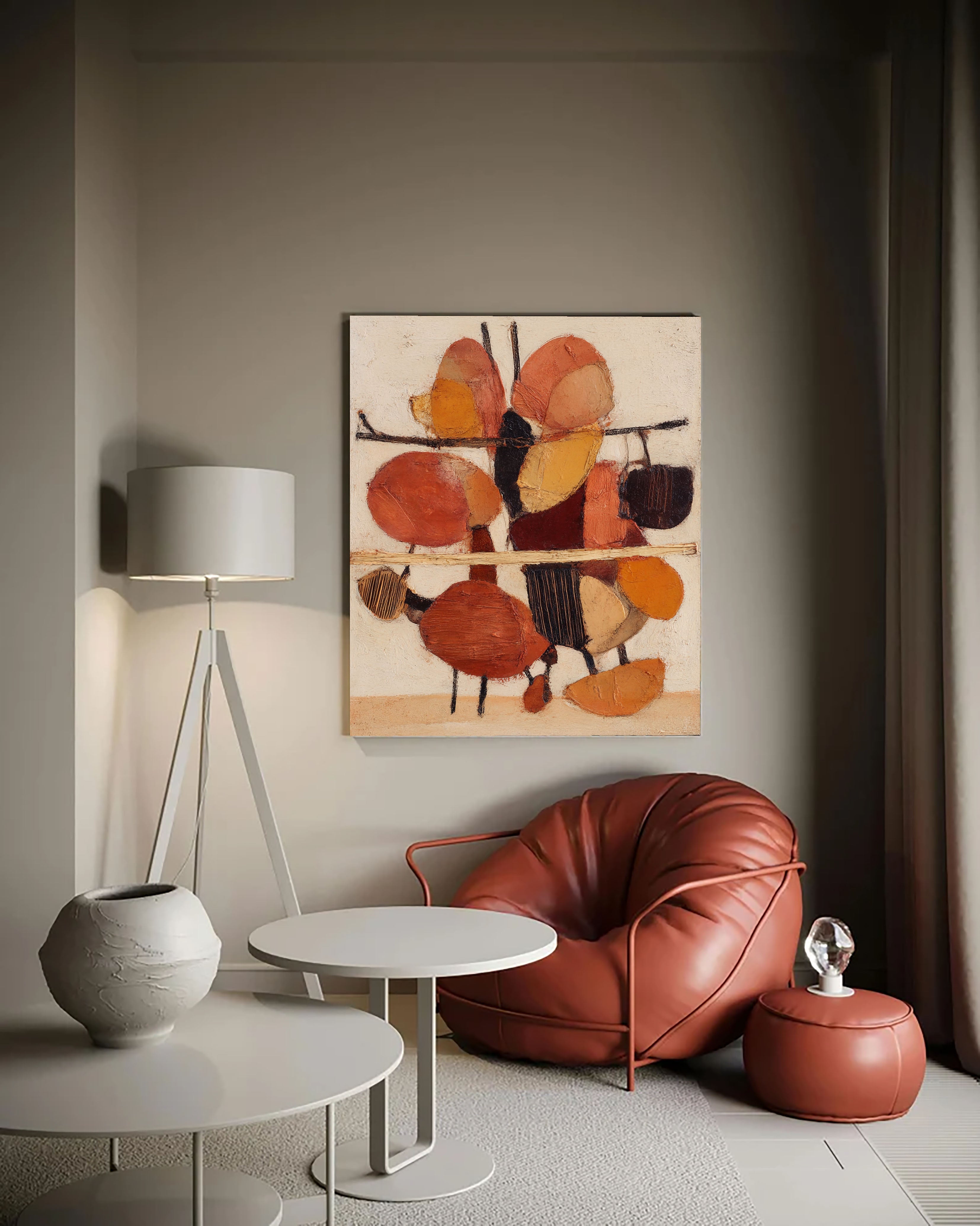 Textured Abstract Abundance | Earthy Hue