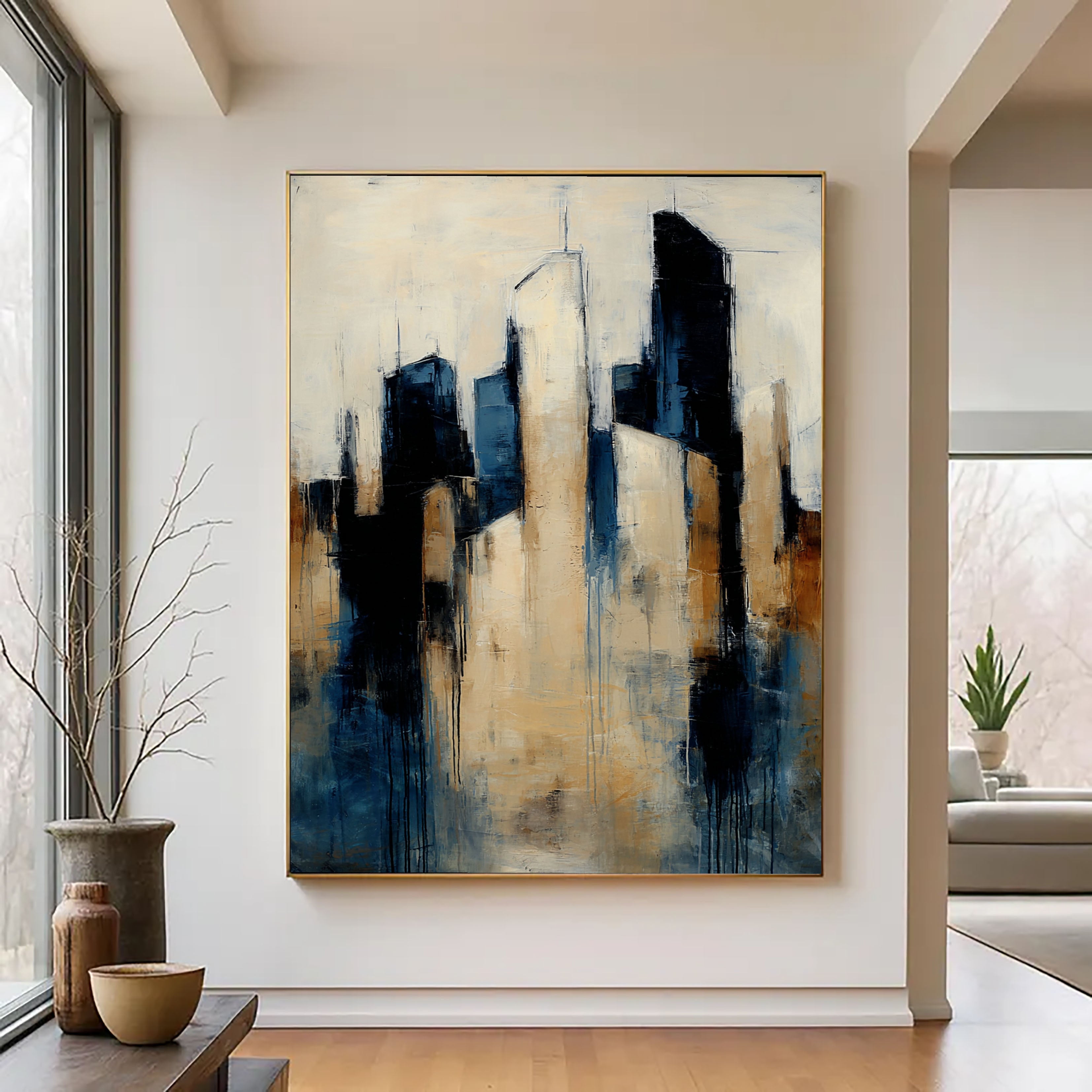 Textured Urban Reflections | Indigo Ivory