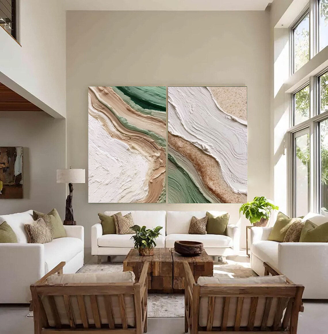 Earthy Textured Layers | Sage Green