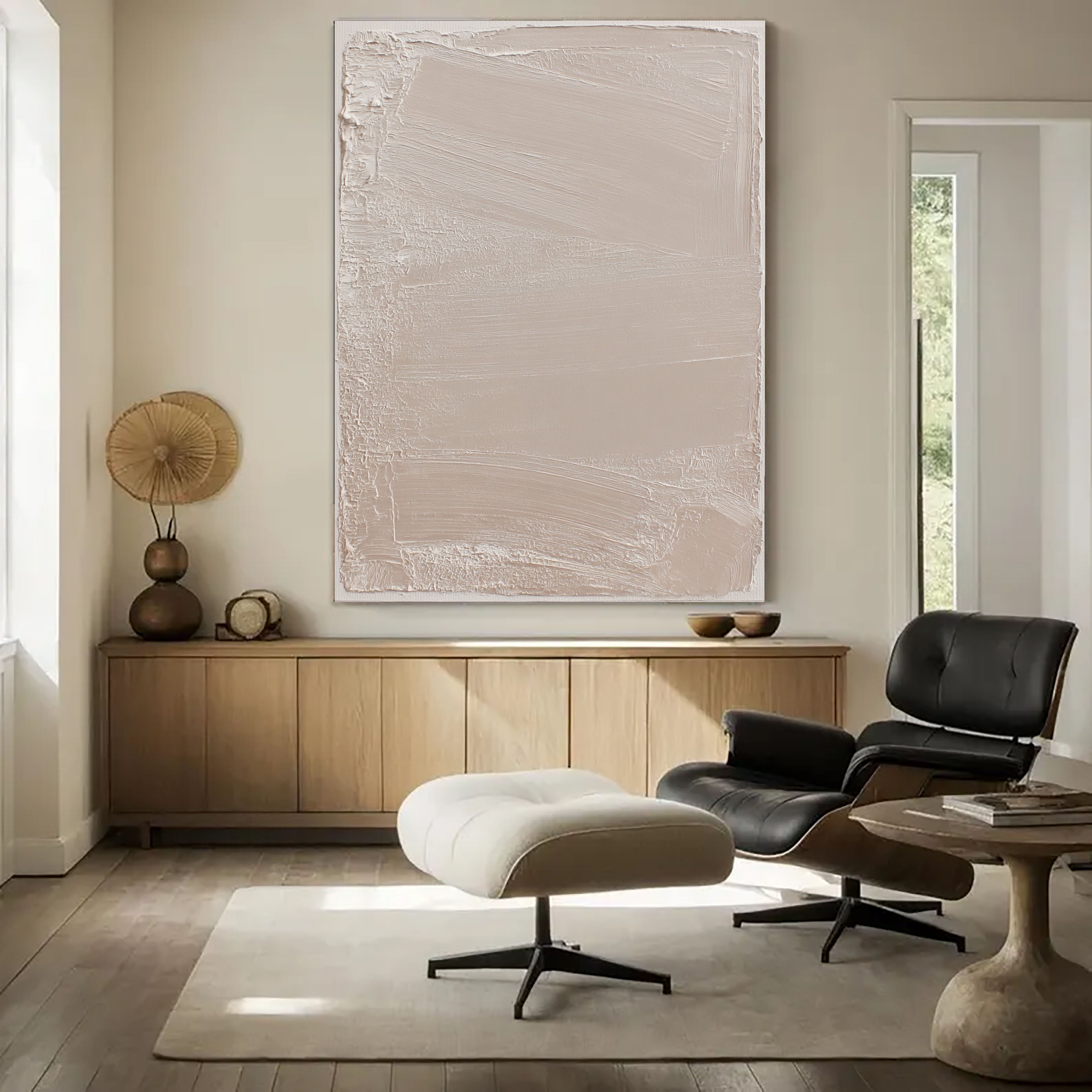 Textured Neutral Elegance | Pale Beige