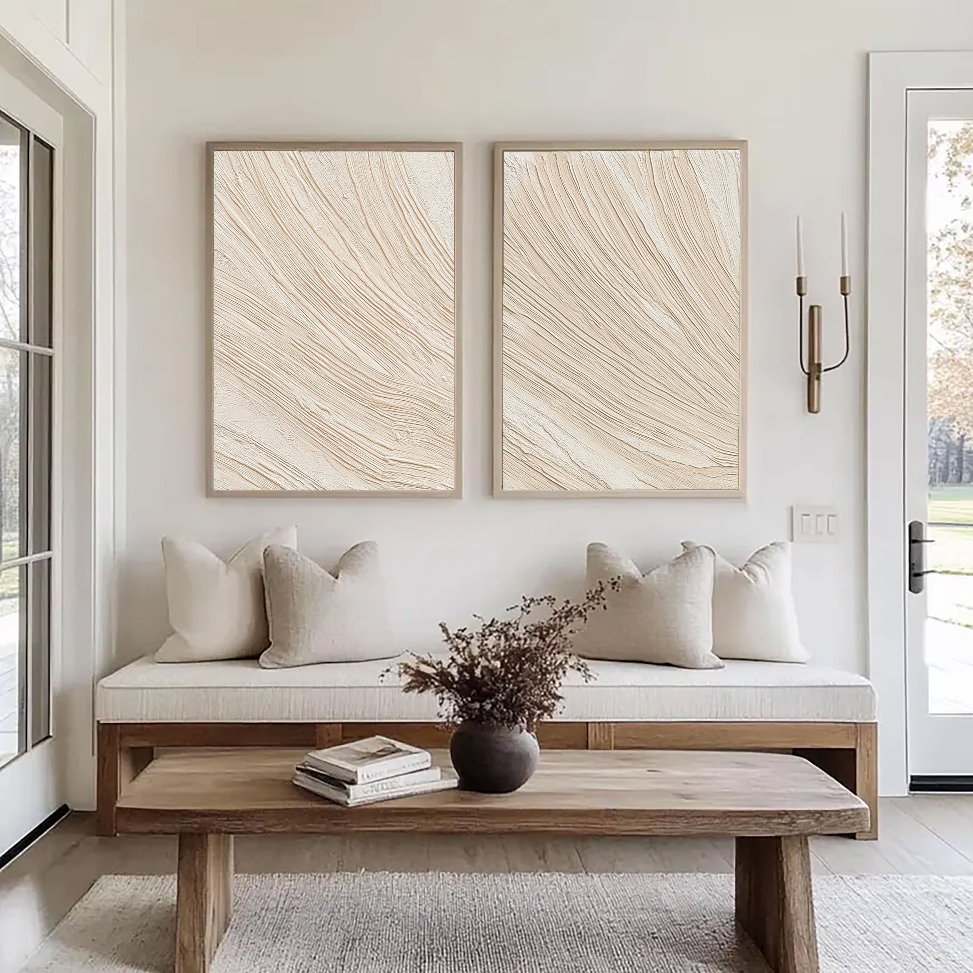 Textured Sandstone Waves | Gentle Ripples