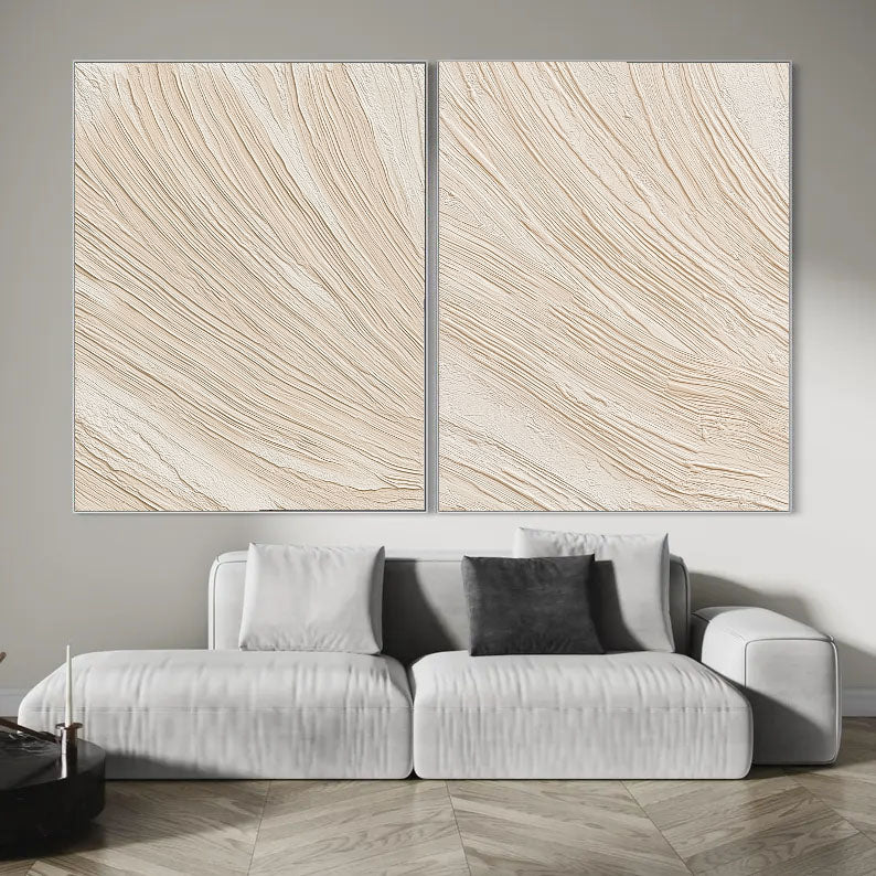 Textured Sandstone Waves | Gentle Ripples