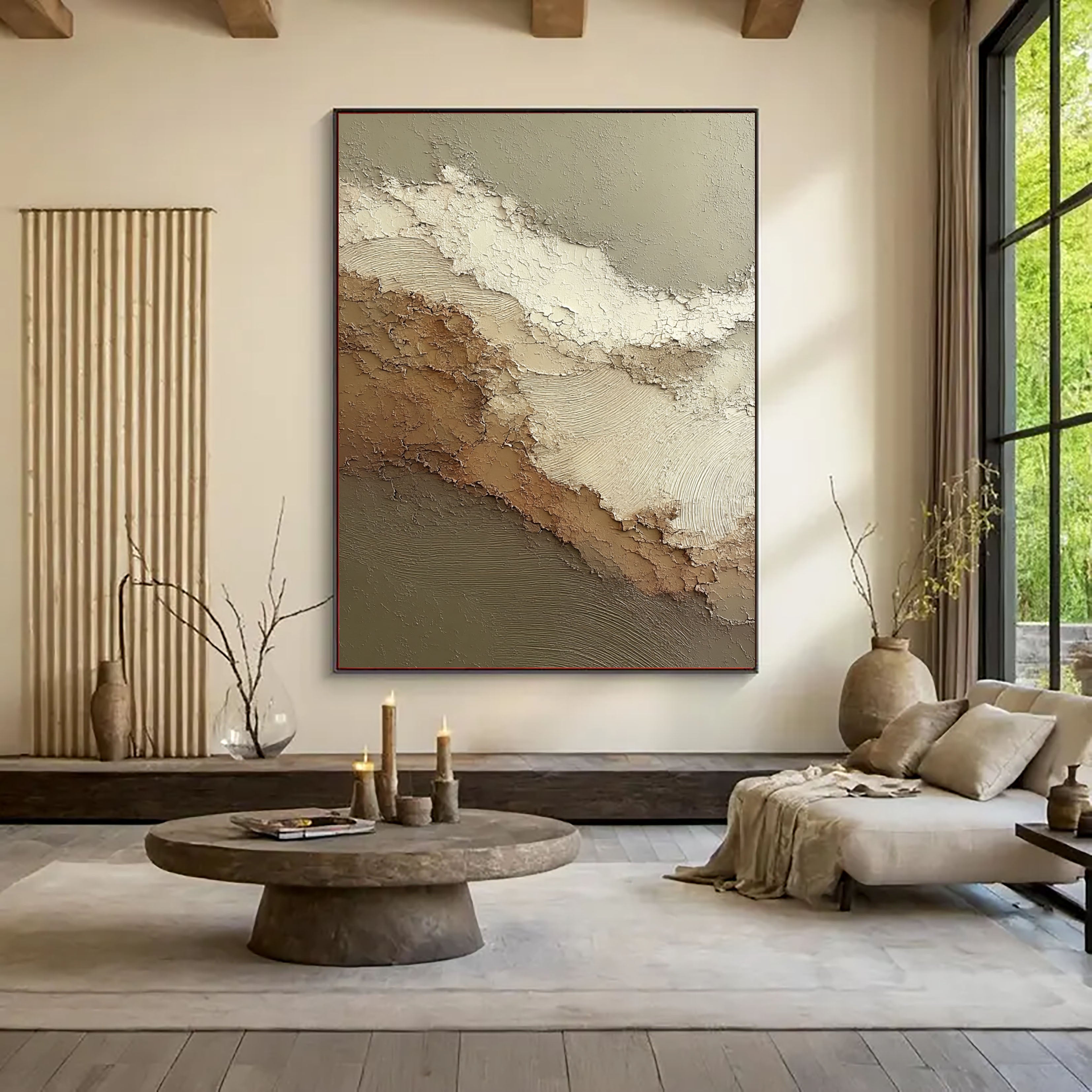 Textured Crackled Layers | Neutral Hues