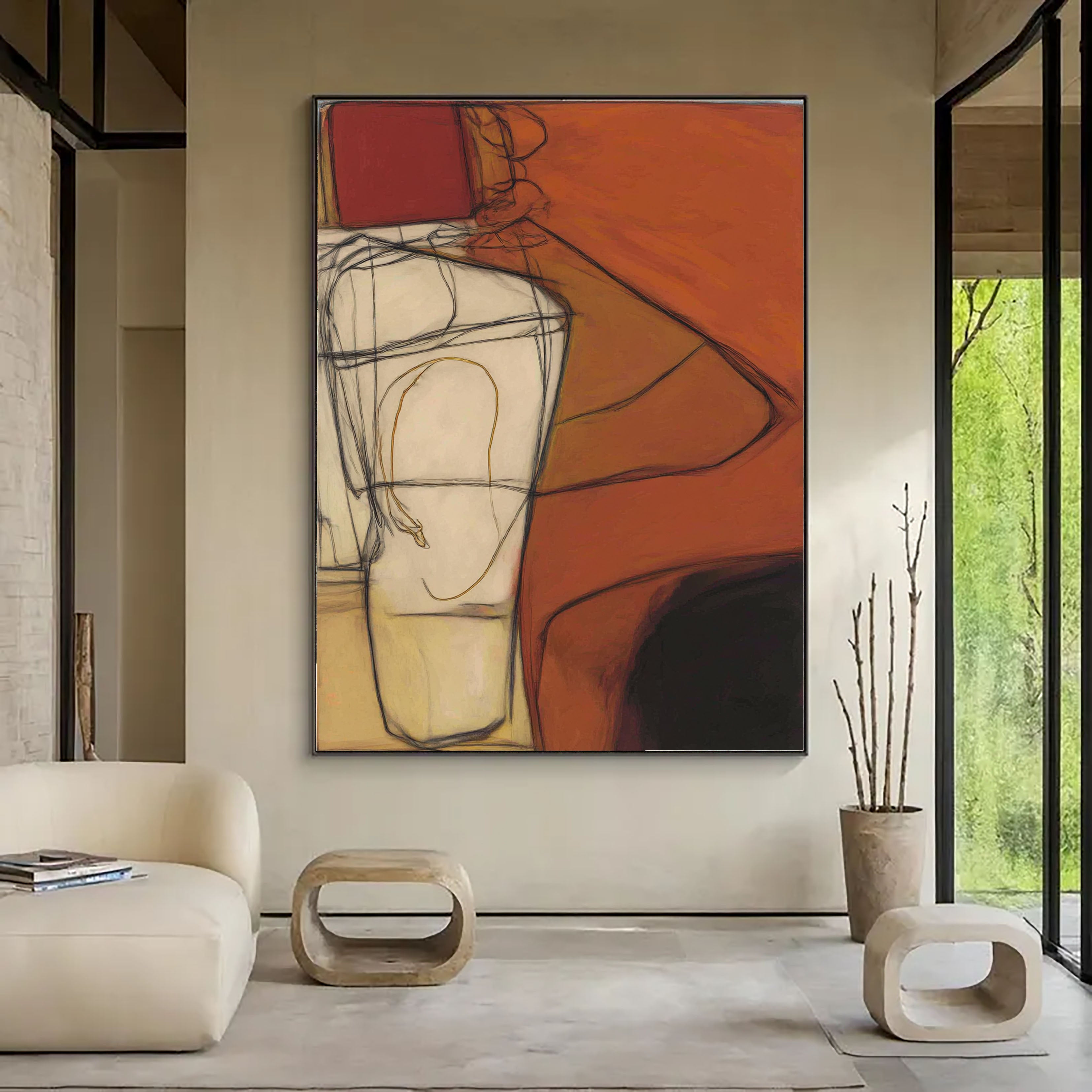 Textured Contour Lines | Amber Noir