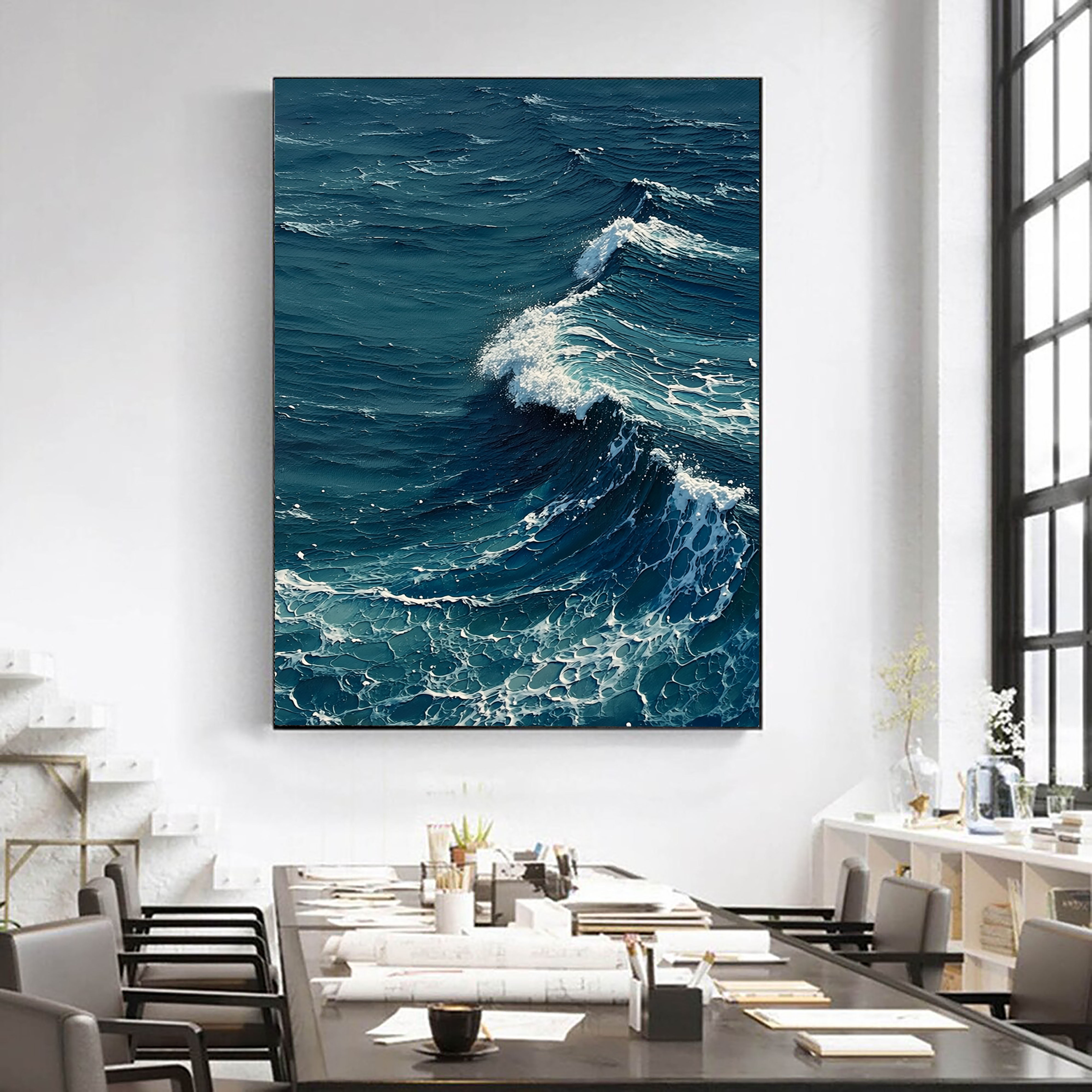Ozeanwellen-Majestät | Tiefblaue Wogen
