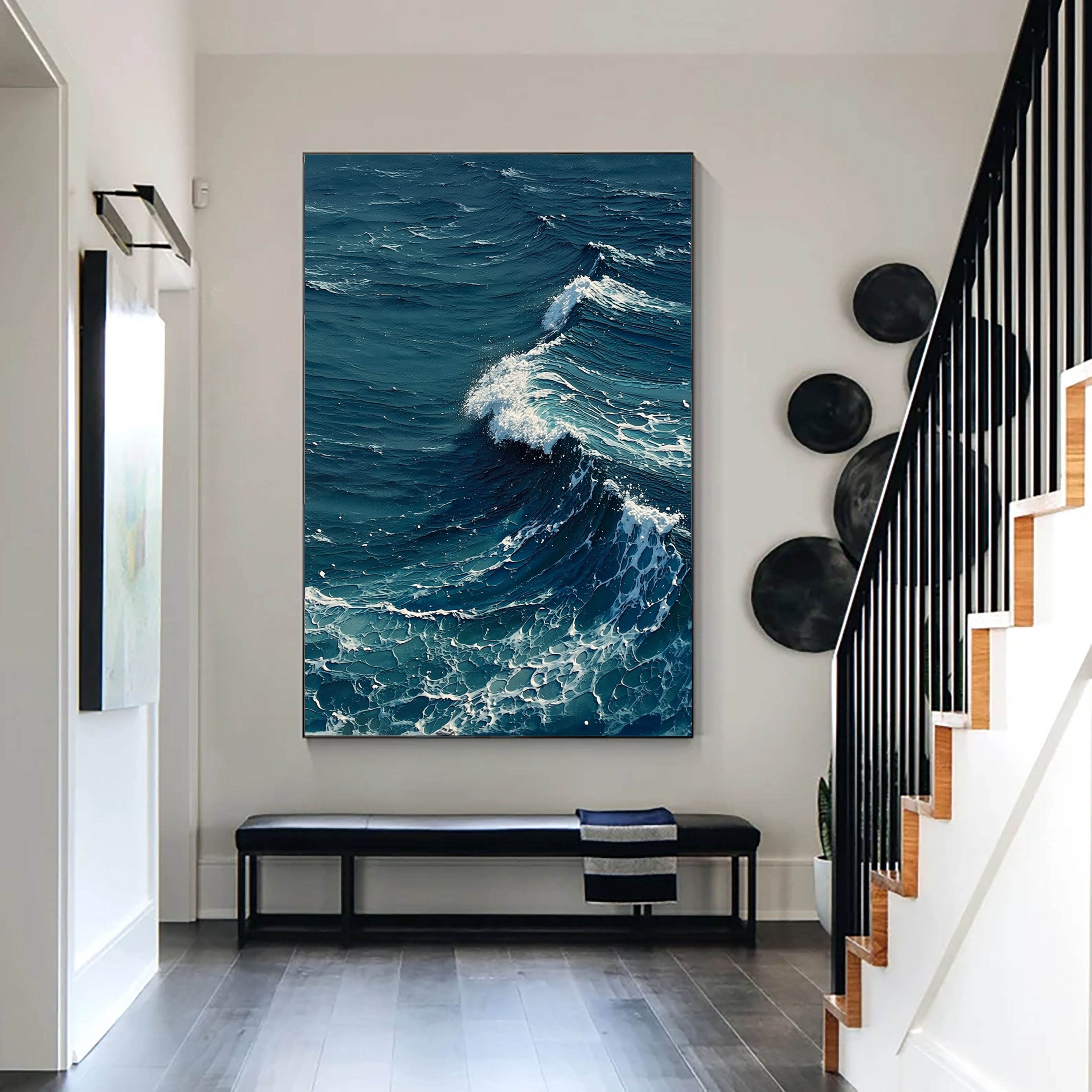 Ozeanwellen-Majestät | Tiefblaue Wogen