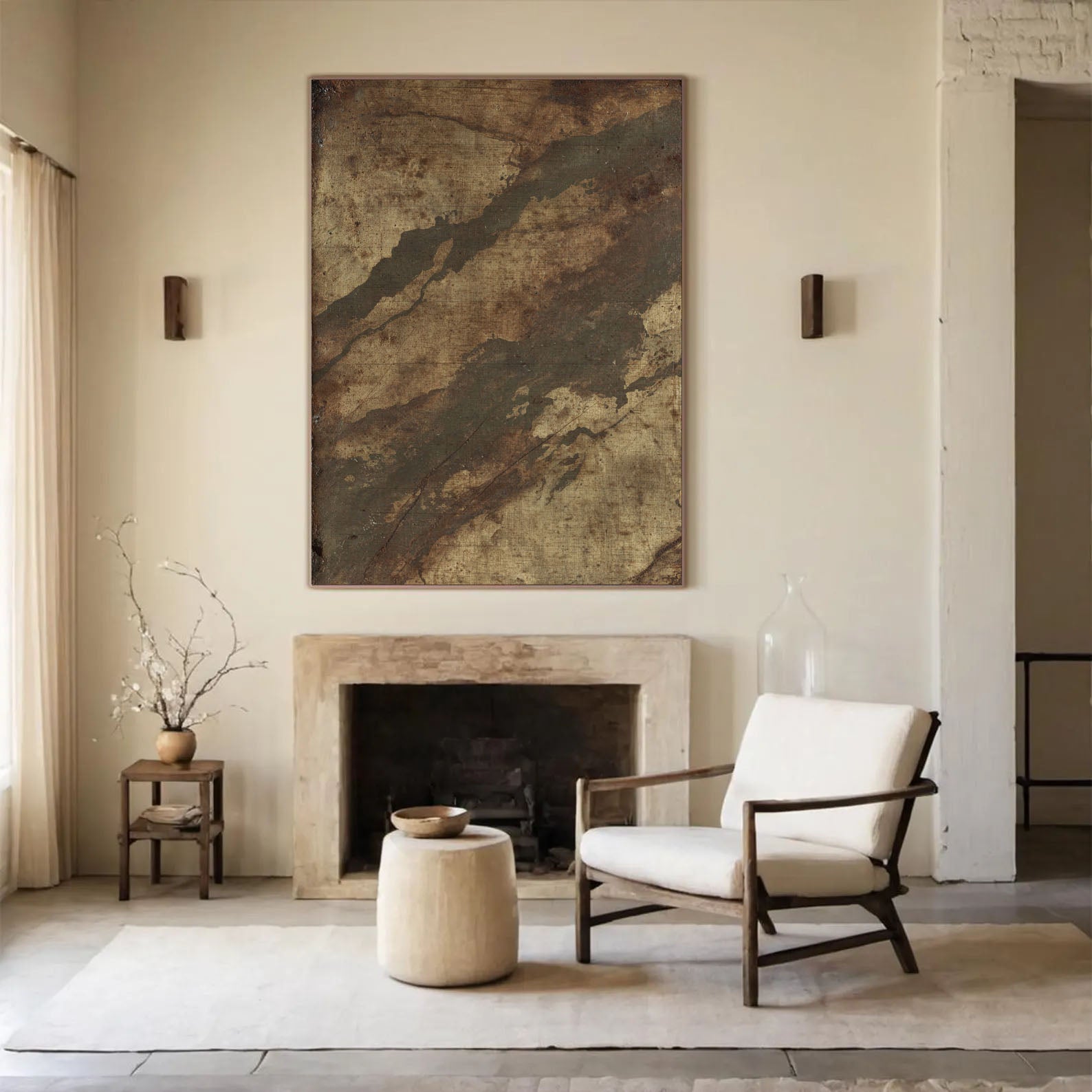 Textured Aged Patina | Bronze Sage