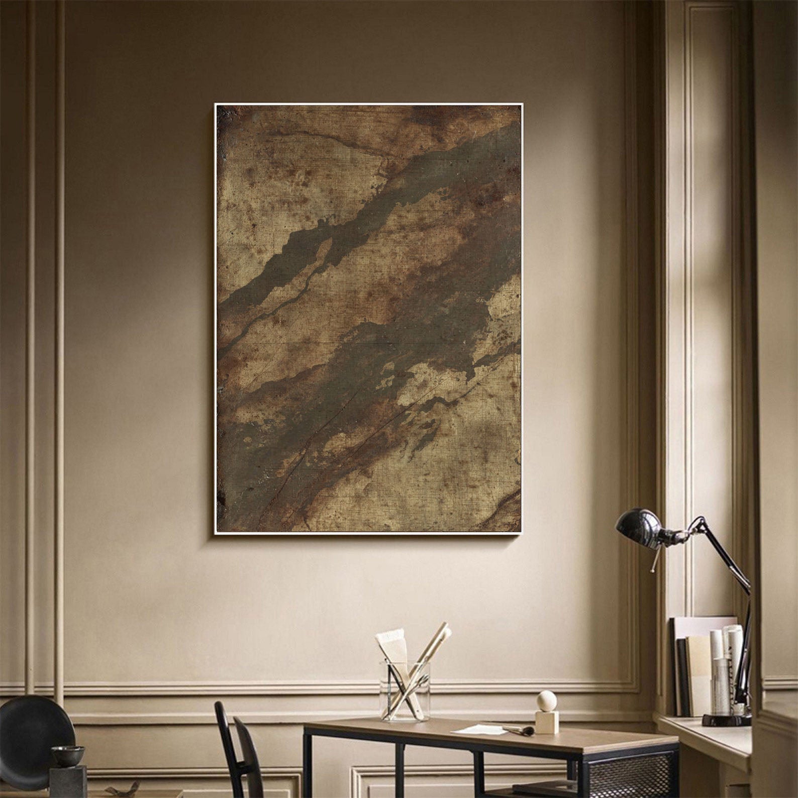 Textured Aged Patina | Bronze Sage