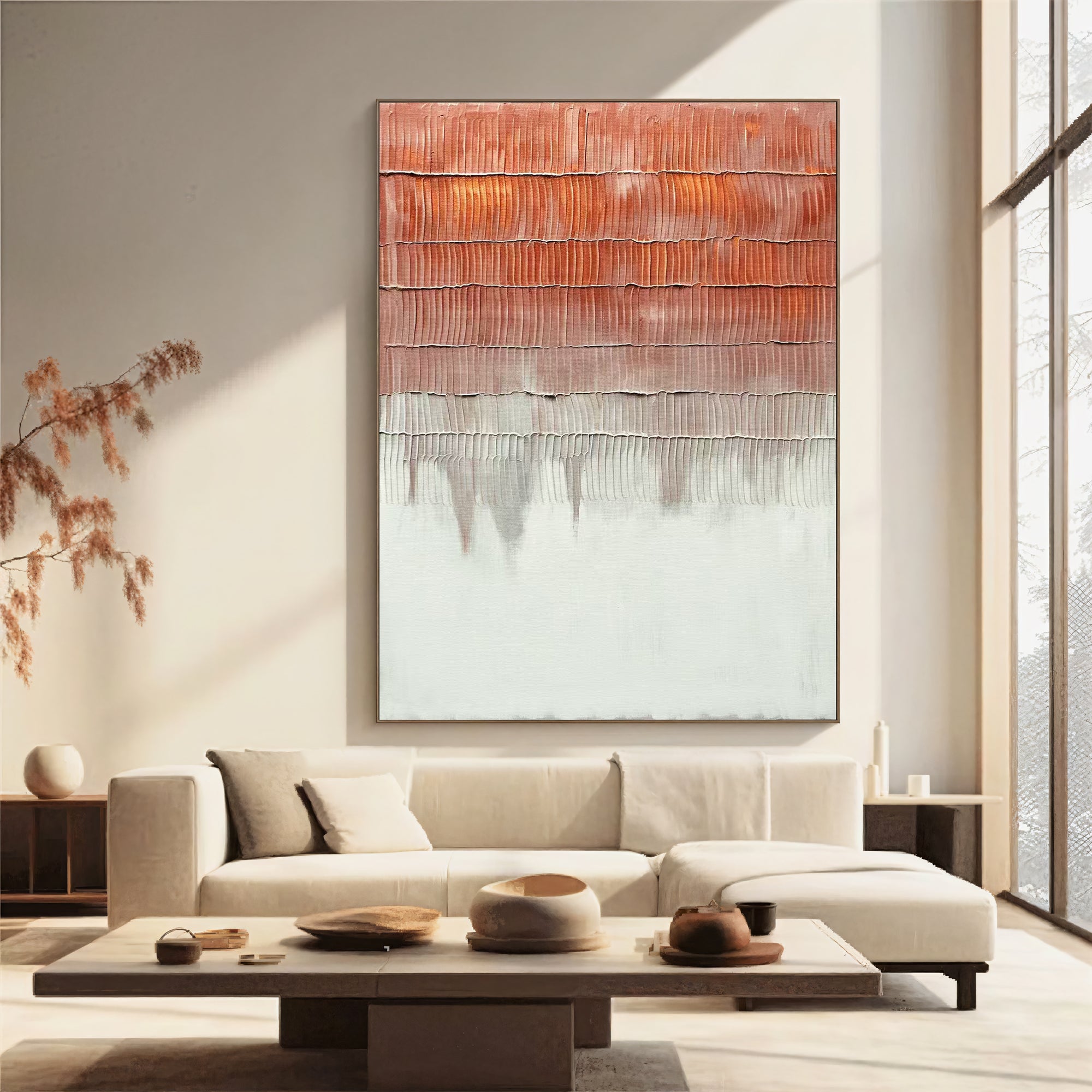 Textured Coral Sophistication | Blush Tones