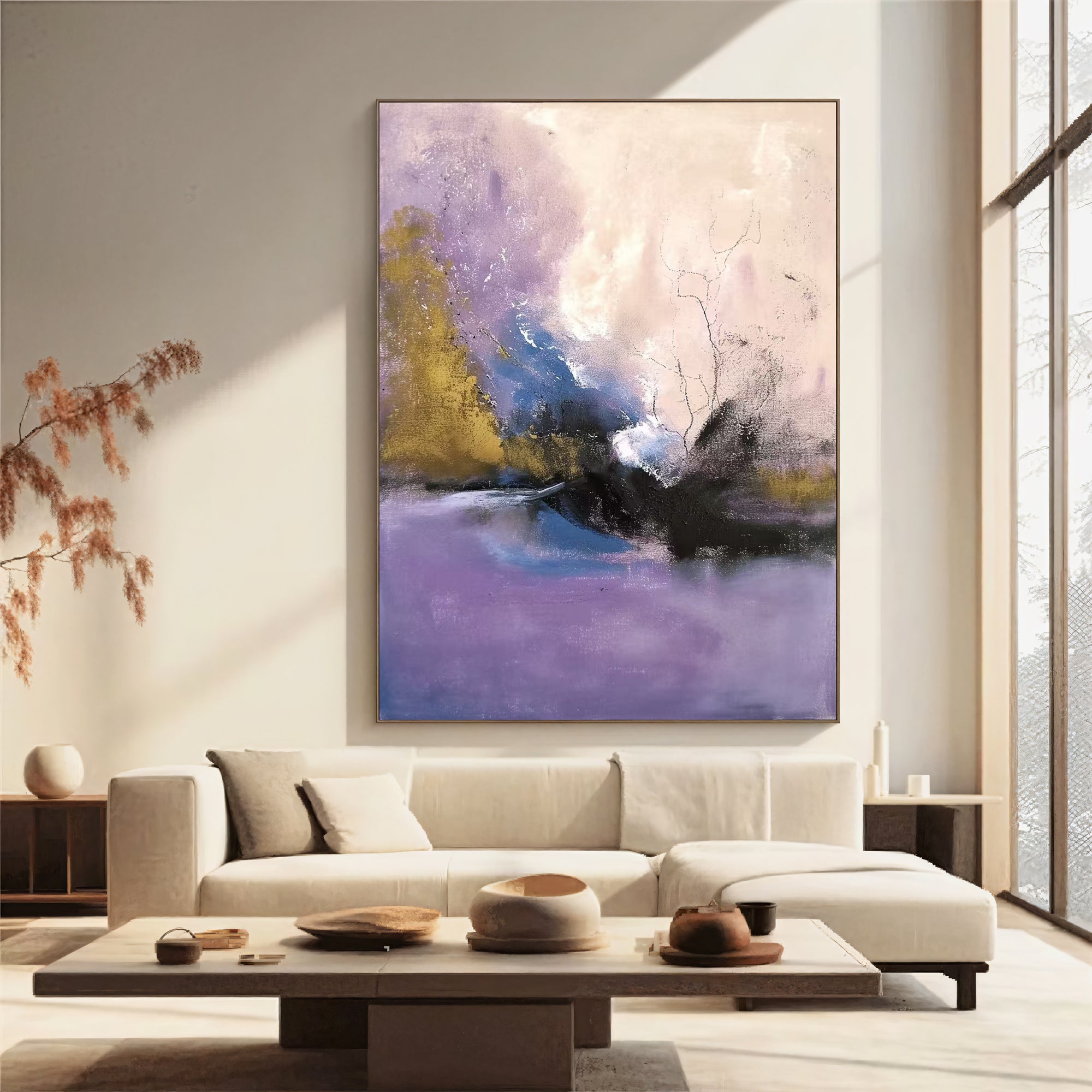 Textured Purple Dream | Lavender Hues