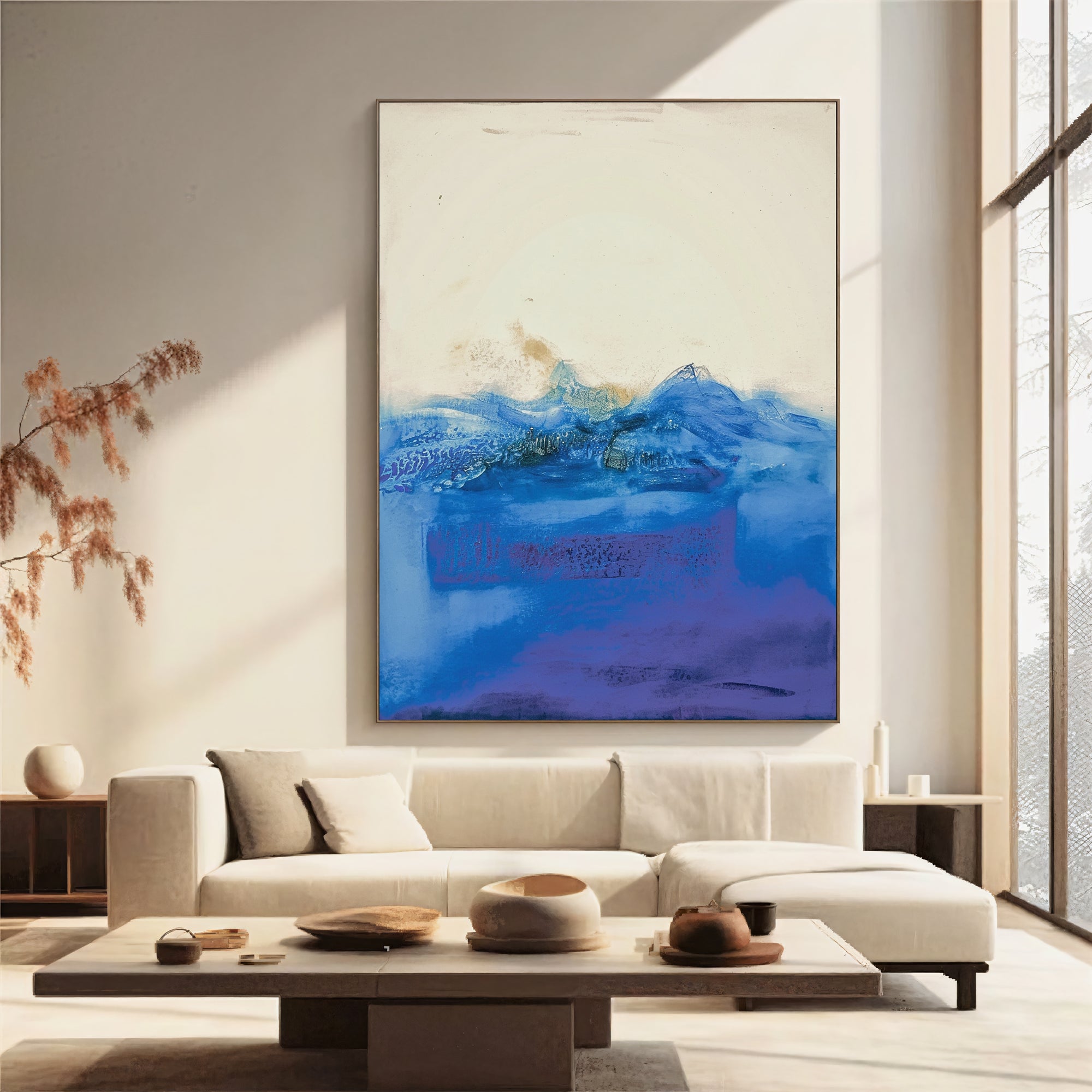 Textured Blue Serenity | Sea Tones