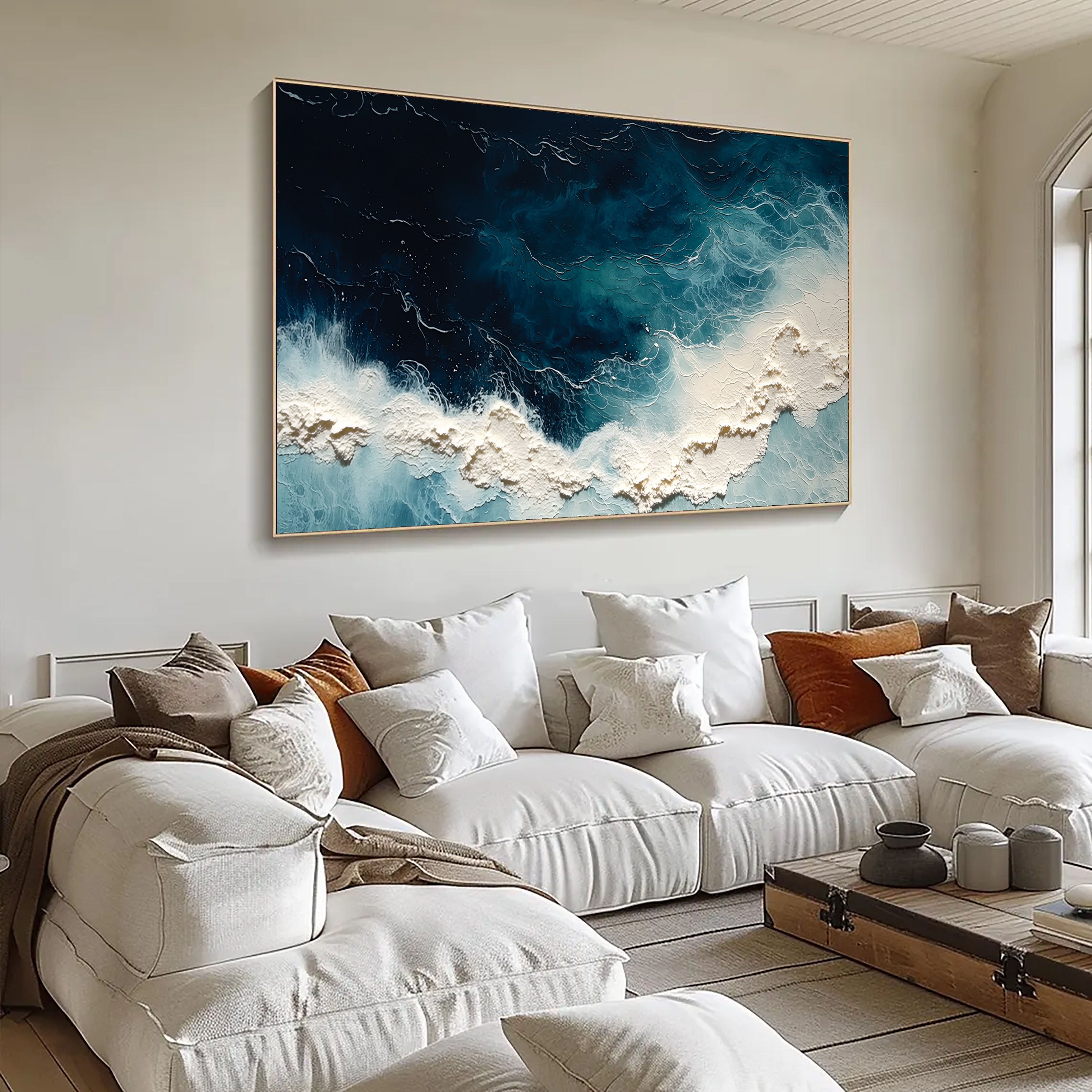 Oceanic Depth Motion | White Foam